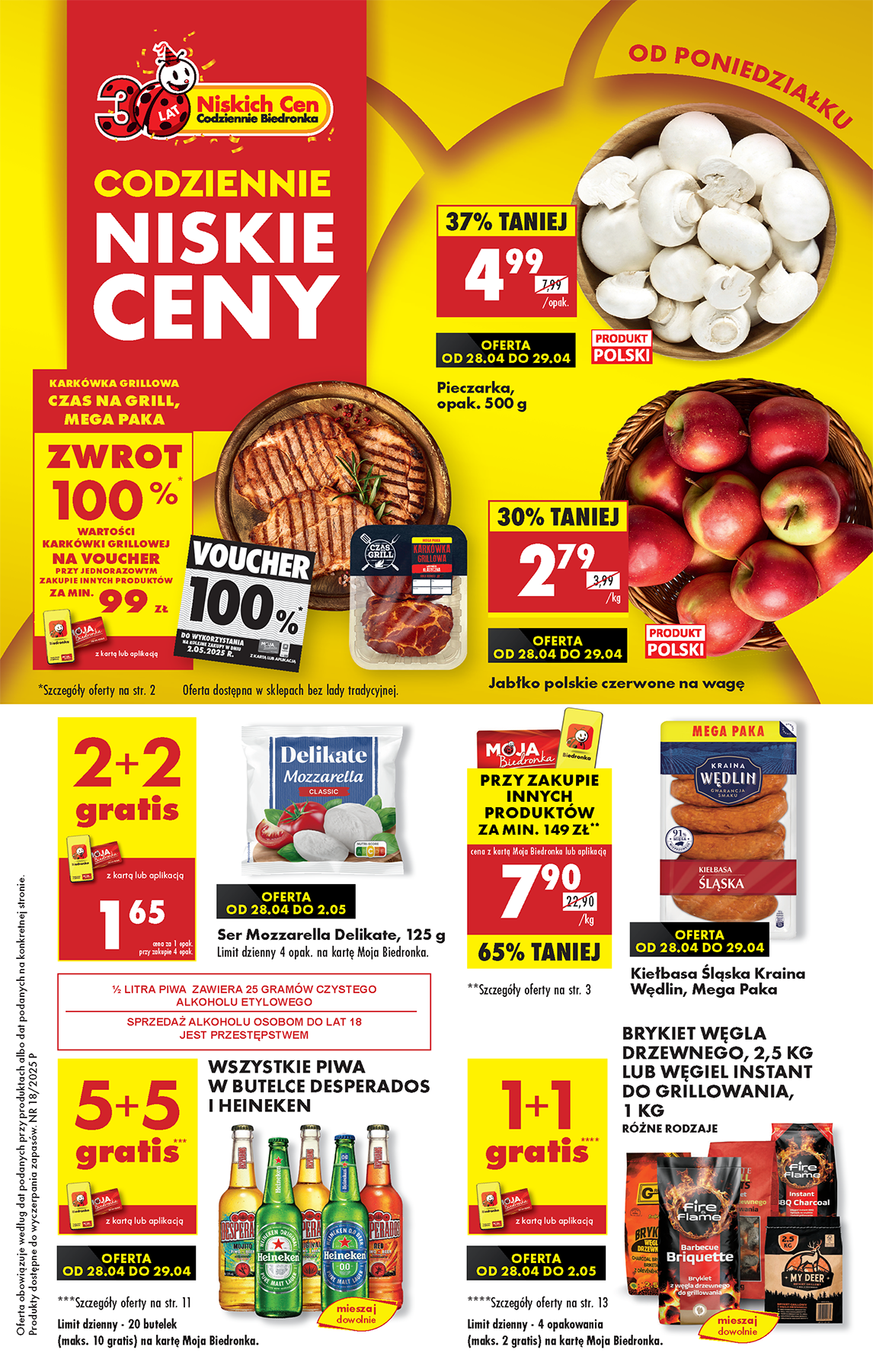 biedronka - Biedronka gazetka ważna od 28.04. - 02.05.