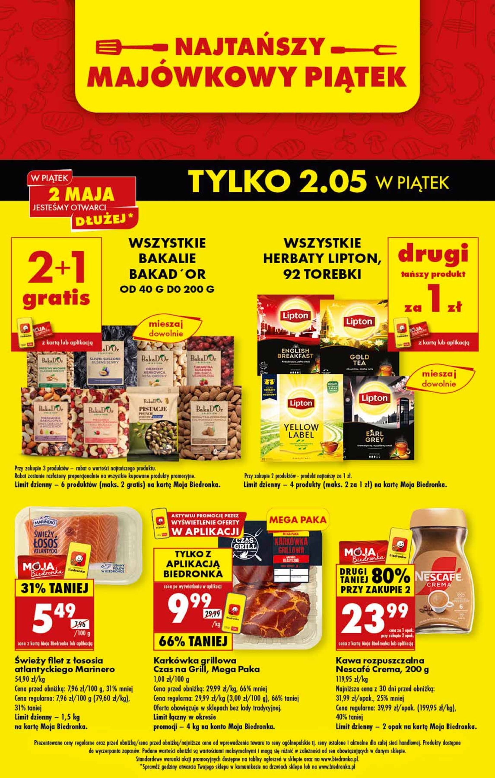 biedronka - Biedronka - Najtańszy piątek gazetka ważna od 02.05. - 02.05.