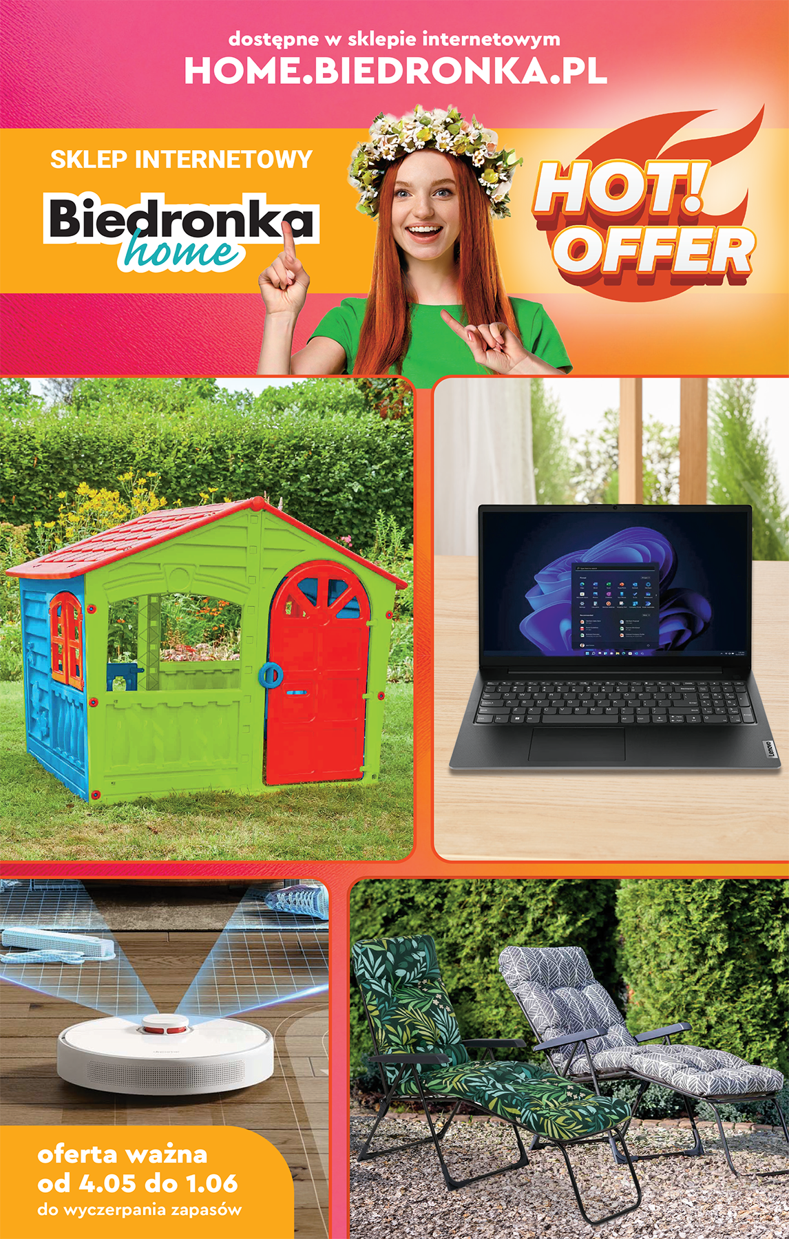 biedronka - Biedronka - Home gazetka ważna od 04.05. - 01.06.
