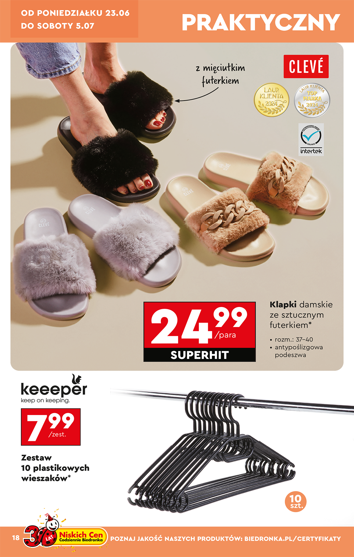 biedronka - Gazetka Biedronka - Okazje tygodnia ważna od 23.06. - 05.07. - page: 18 biedronka - Gazetka Biedronka - Okazje tygodnia ważna od 23.06. - 05.07. - page: 18