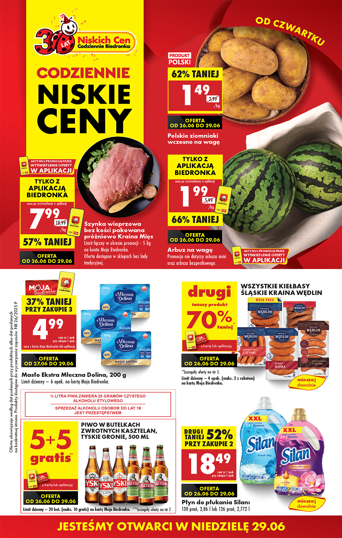 biedronka - Gazetka Biedronka ważna od 26.06. - 02.07.