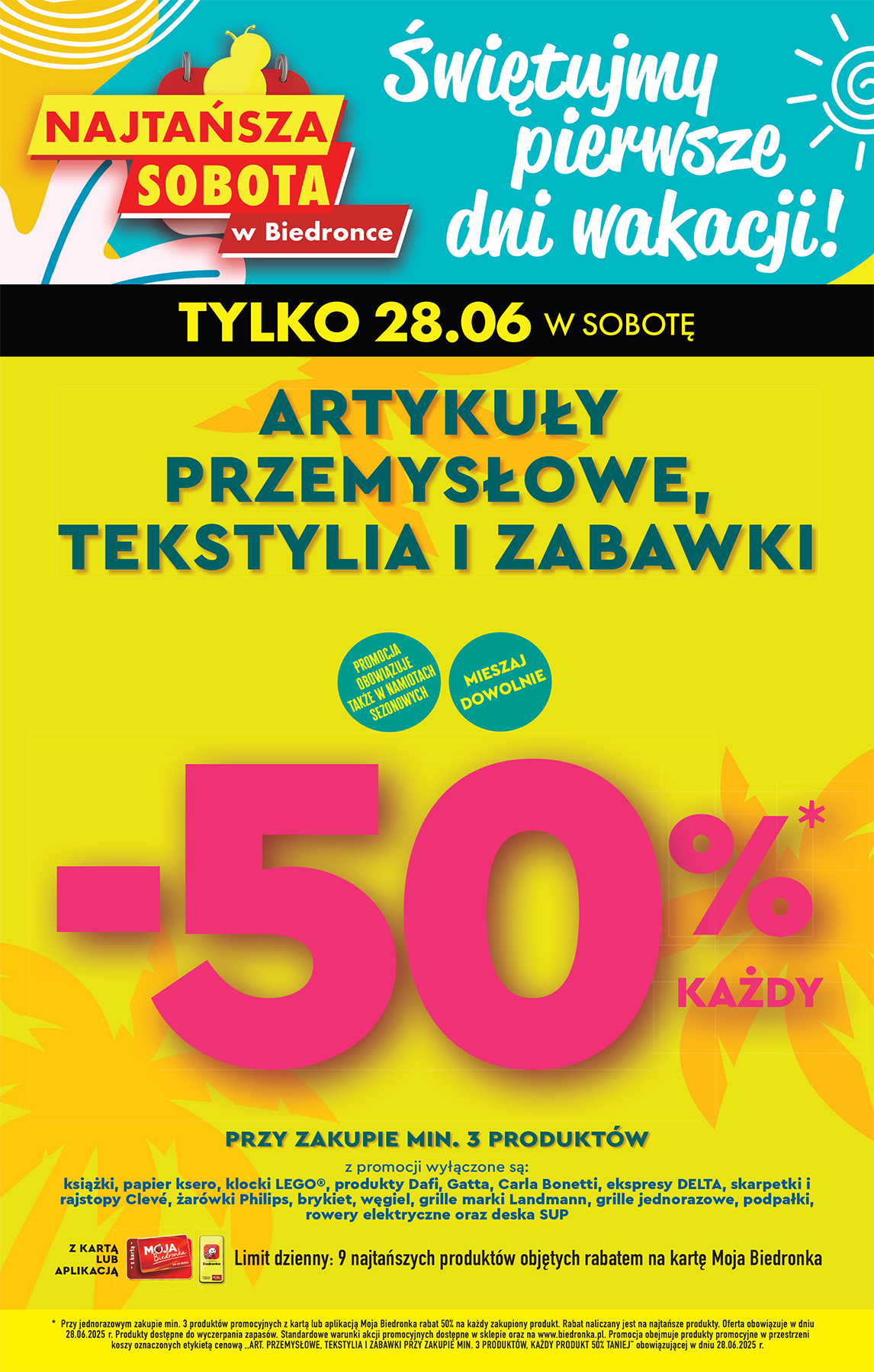 biedronka - Gazetka Biedronka - Najtańsza sobota ważna od 28.05. - 28.06. - page: 4