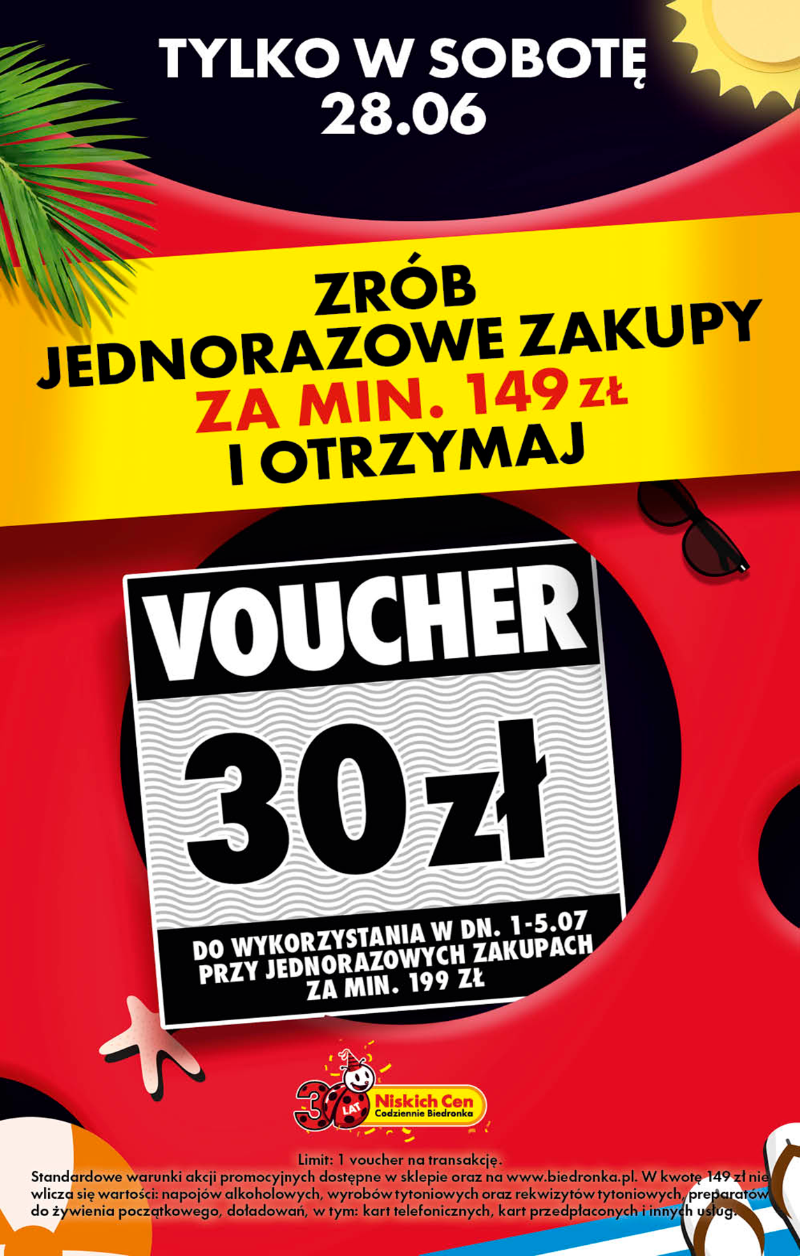 biedronka - Gazetka Biedronka - Najtańsza sobota ważna od 28.05. - 28.06. - page: 3
