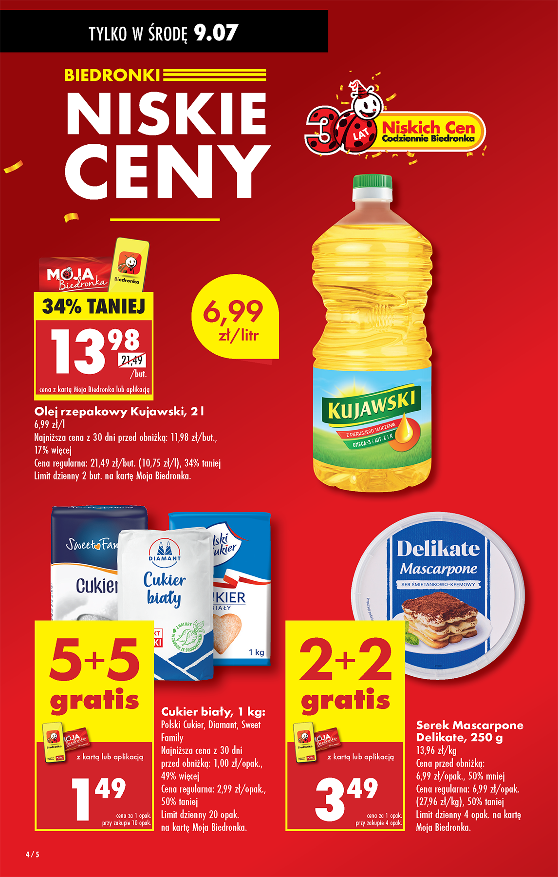 biedronka - Gazetka Biedronka ważna od 07.07. - 12.07. - page: 4 biedronka - Gazetka Biedronka ważna od 07.07. - 12.07. - page: 4