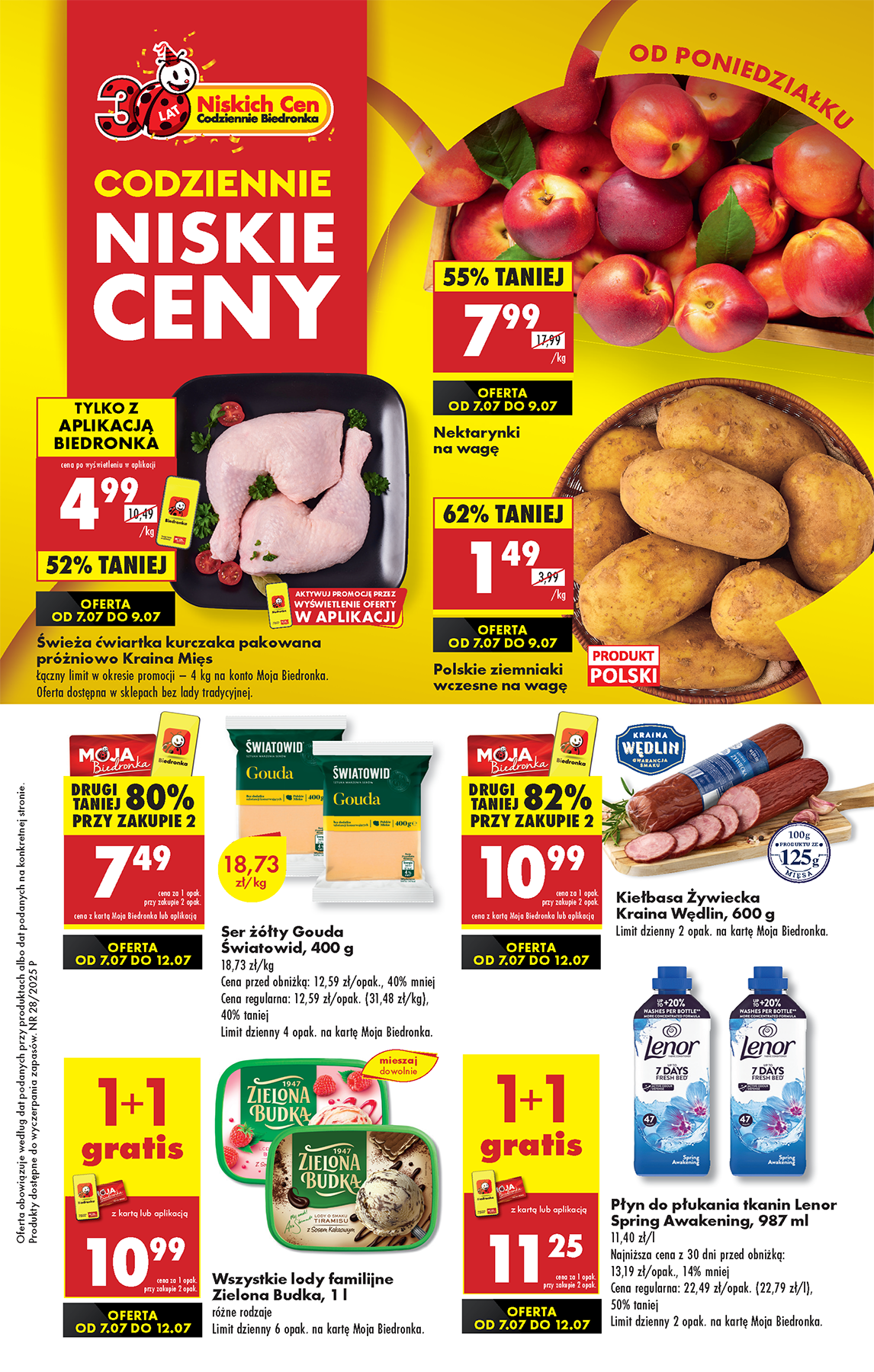 biedronka - Gazetka Biedronka ważna od 07.07. - 12.07.