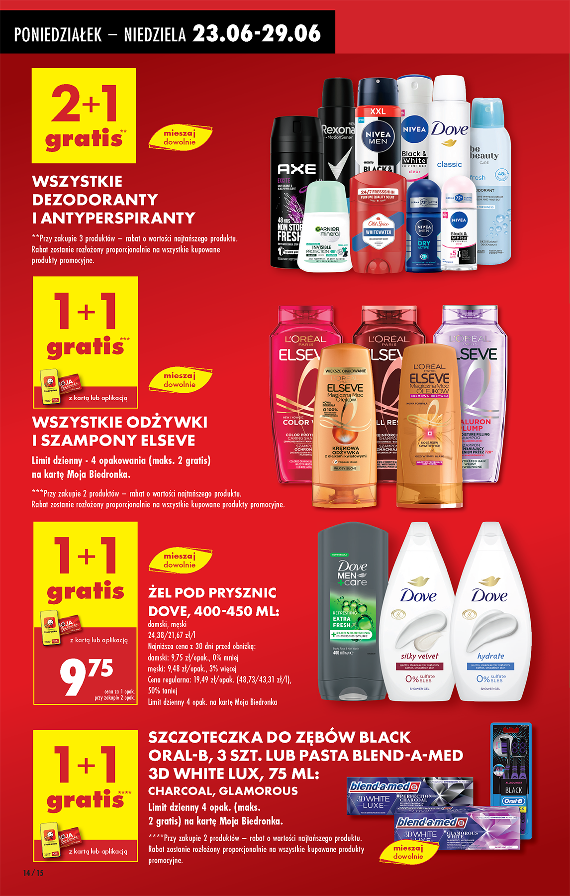 biedronka - Gazetka Biedronka ważna od 23.06. - 29.06. - page: 14 biedronka - Gazetka Biedronka ważna od 23.06. - 29.06. - page: 14