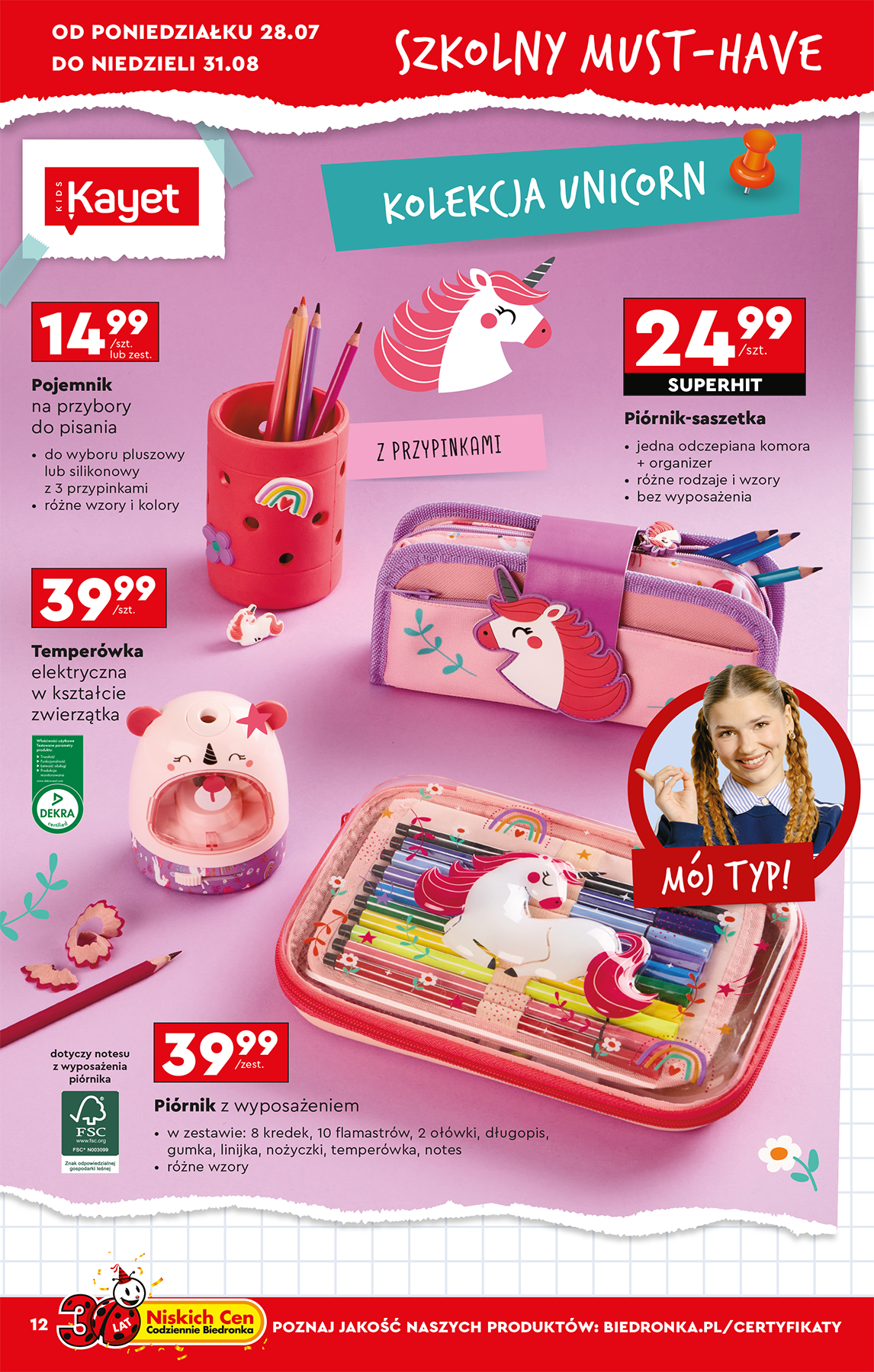 biedronka - Gazetka Biedronka - Hity i inspiracje ważna od 28.07. - 09.08. - page: 16