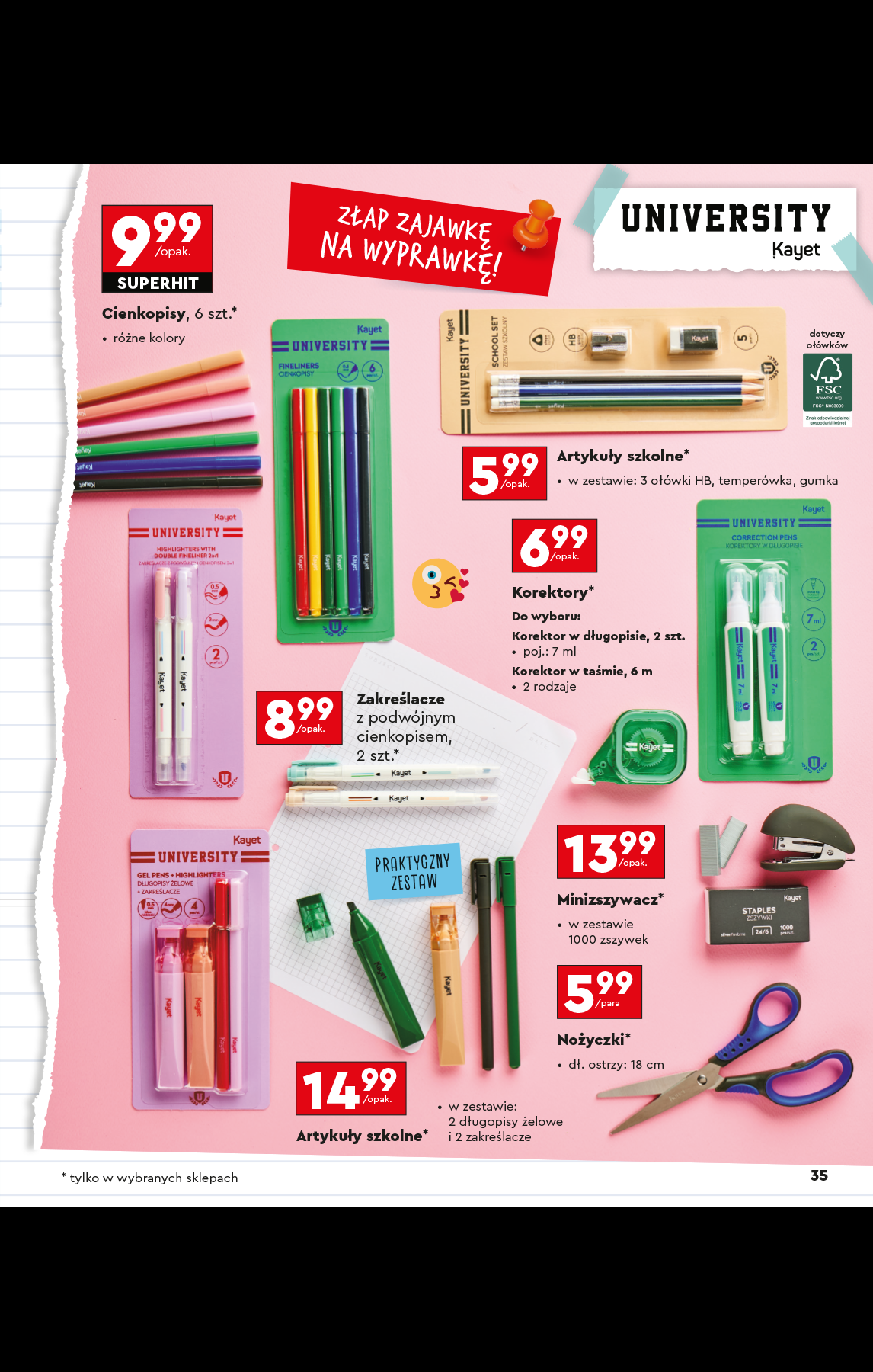 biedronka - Gazetka Biedronka - Szkoła ważna od 28.07. - 31.08. - page: 35