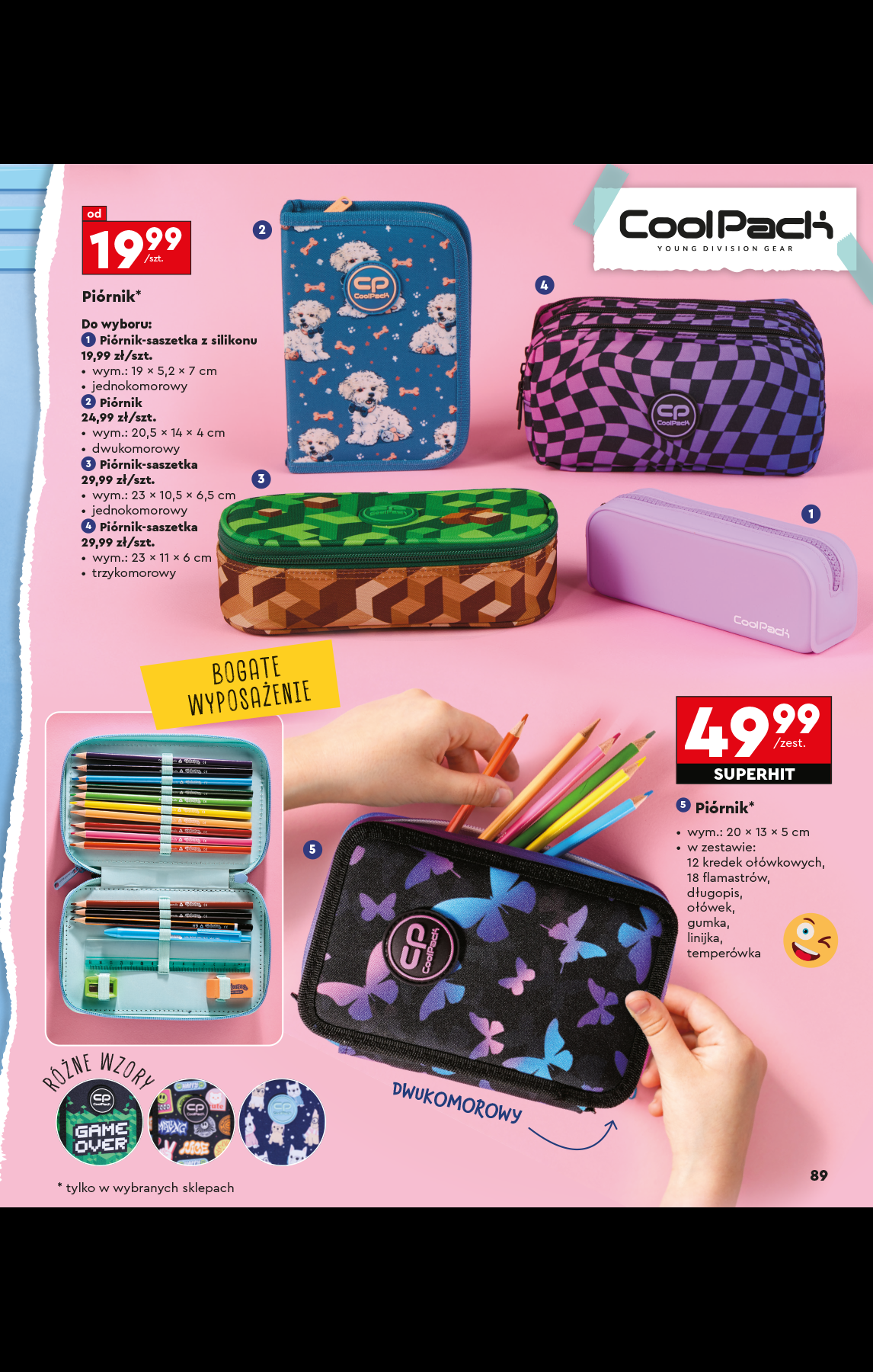 biedronka - Gazetka Biedronka - Szkoła ważna od 28.07. - 31.08. - page: 89