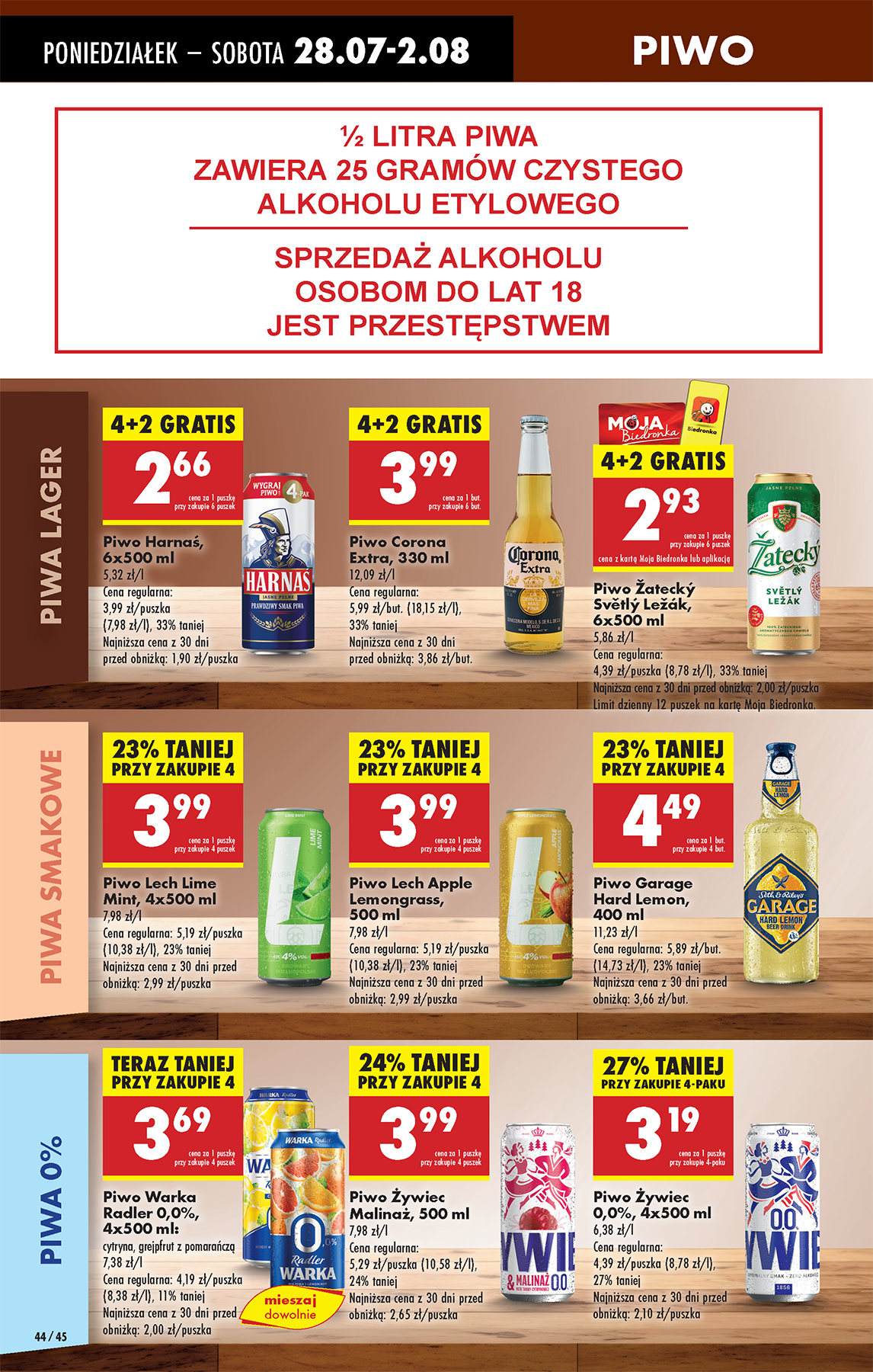 biedronka - Gazetka Biedronka ważna od 28.07. - 02.08. - page: 62