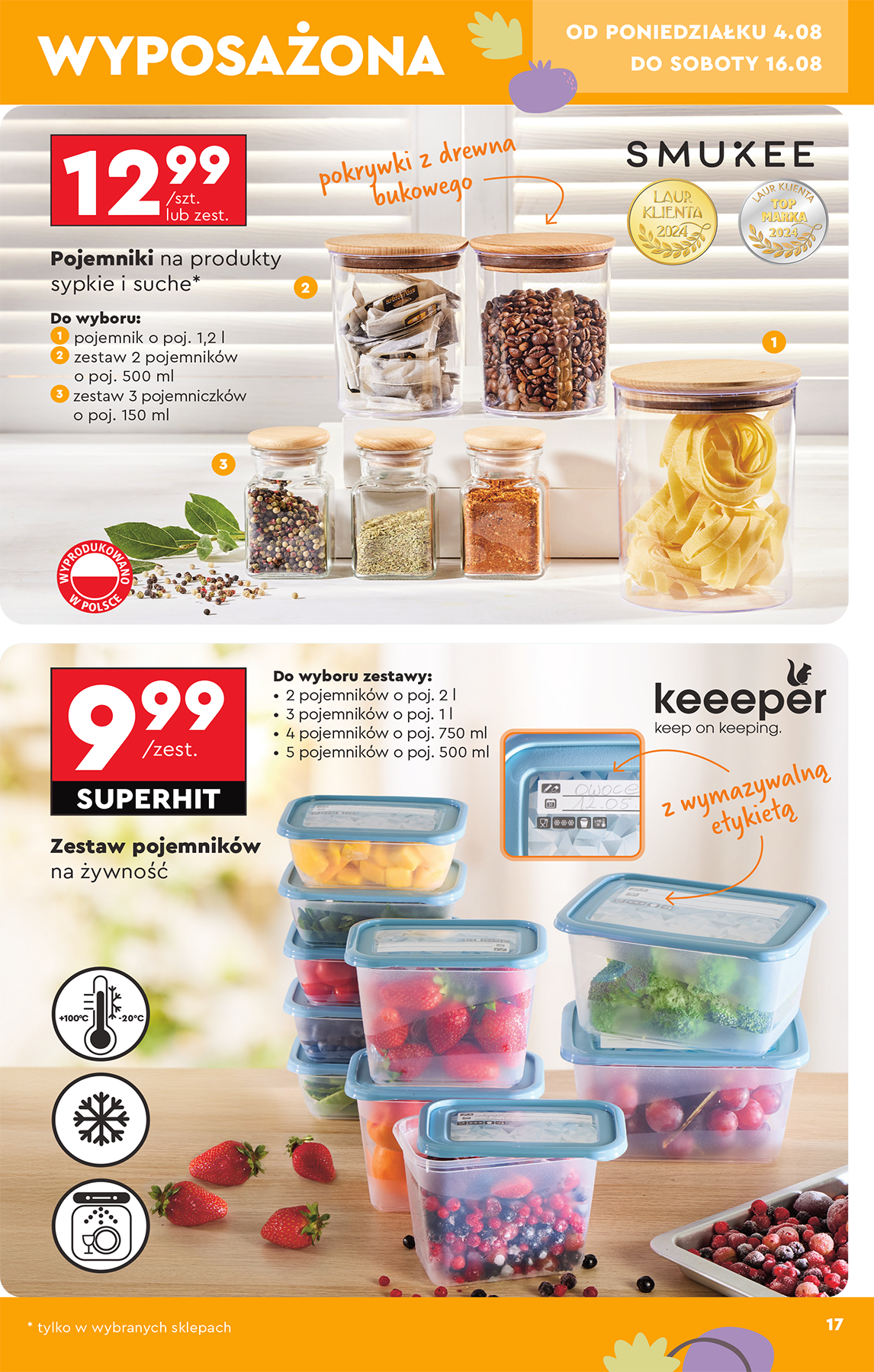 biedronka - Gazetka Biedronka - Hity i inspiracje - ważna od 04.08. do 16.08. - page: 19