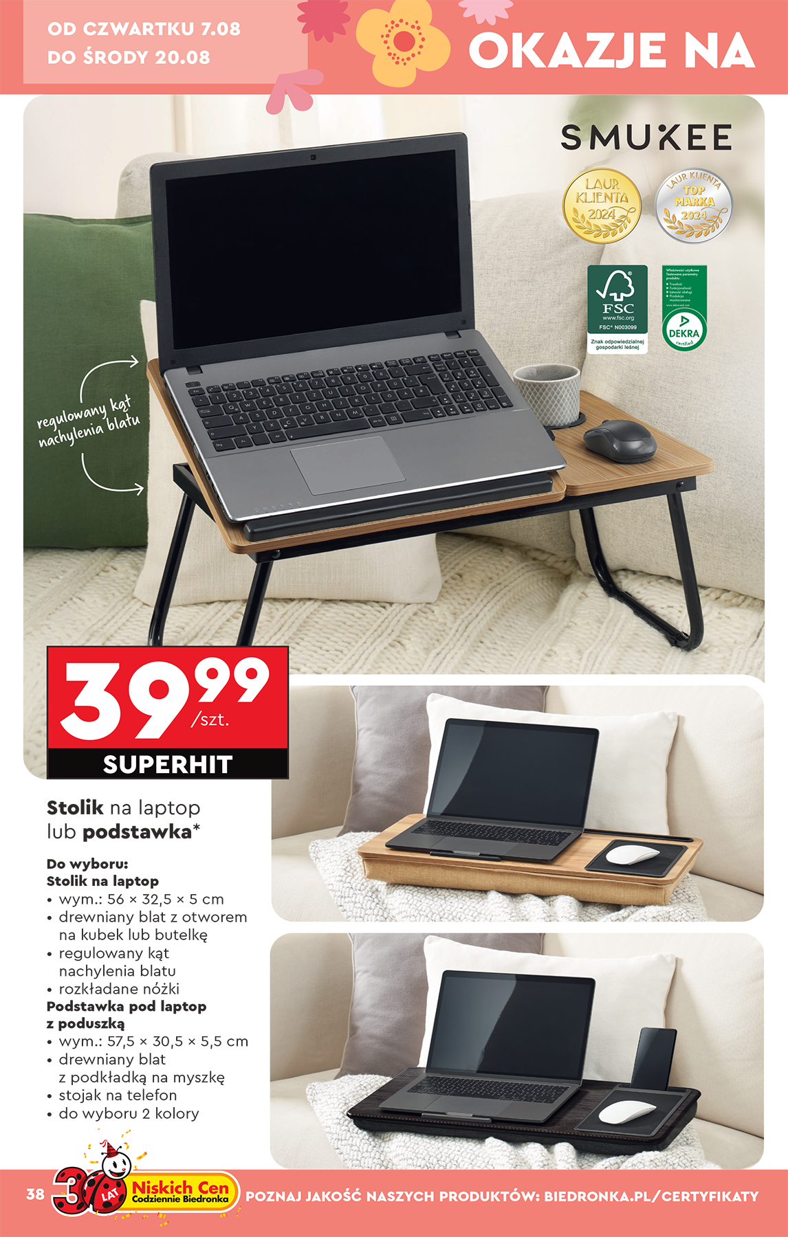 biedronka - Gazetka Biedronka - Hity i inspiracje - ważna od 04.08. do 16.08. - page: 40