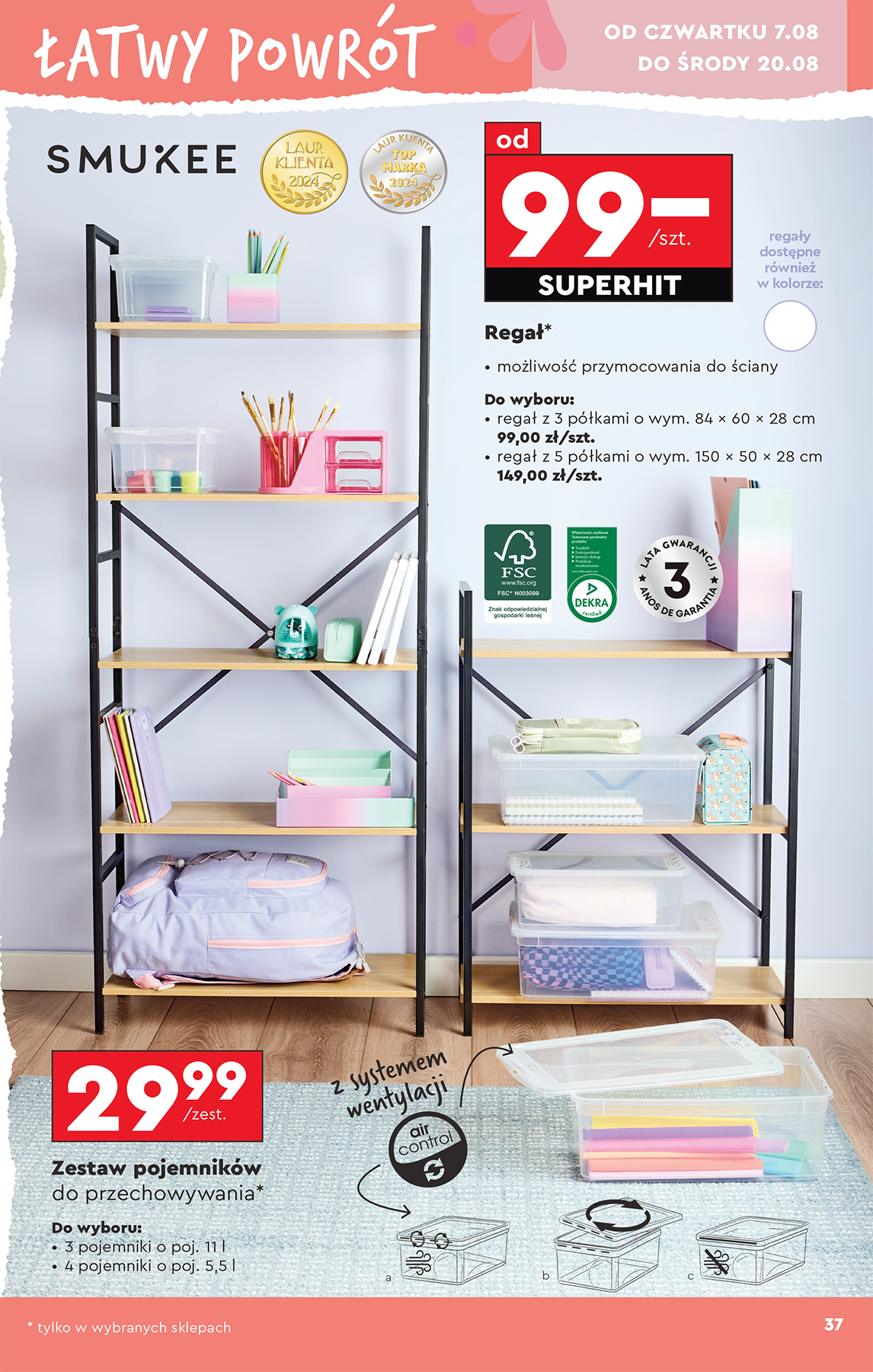 biedronka - Gazetka Biedronka - Hity i inspiracje - ważna od 04.08. do 16.08. - page: 39