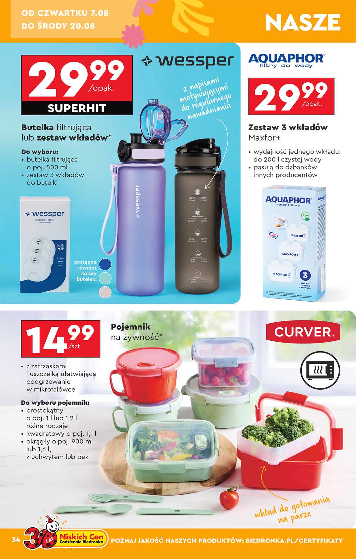 biedronka - Gazetka Biedronka - Hity i inspiracje - ważna od 04.08. do 16.08. - page: 36