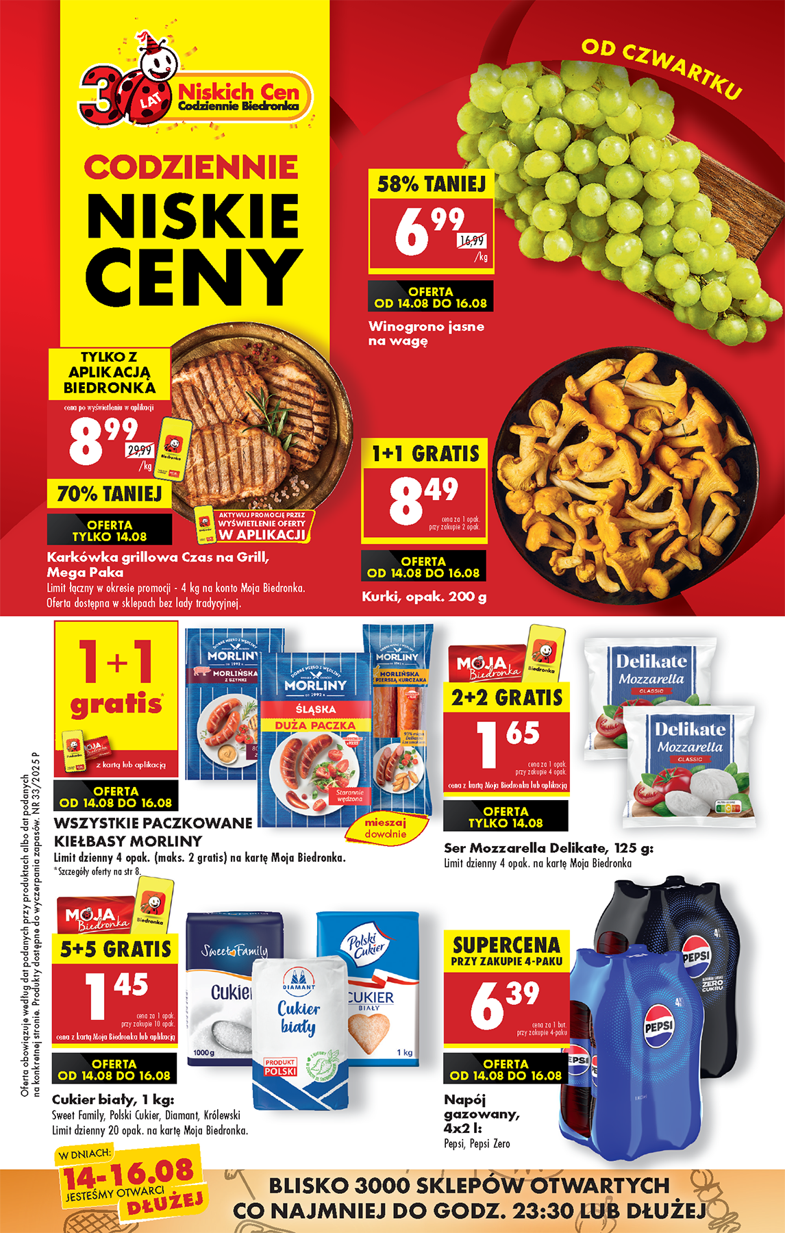 biedronka - Gazetka Biedronka - ważna od 14.08. do 20.08.