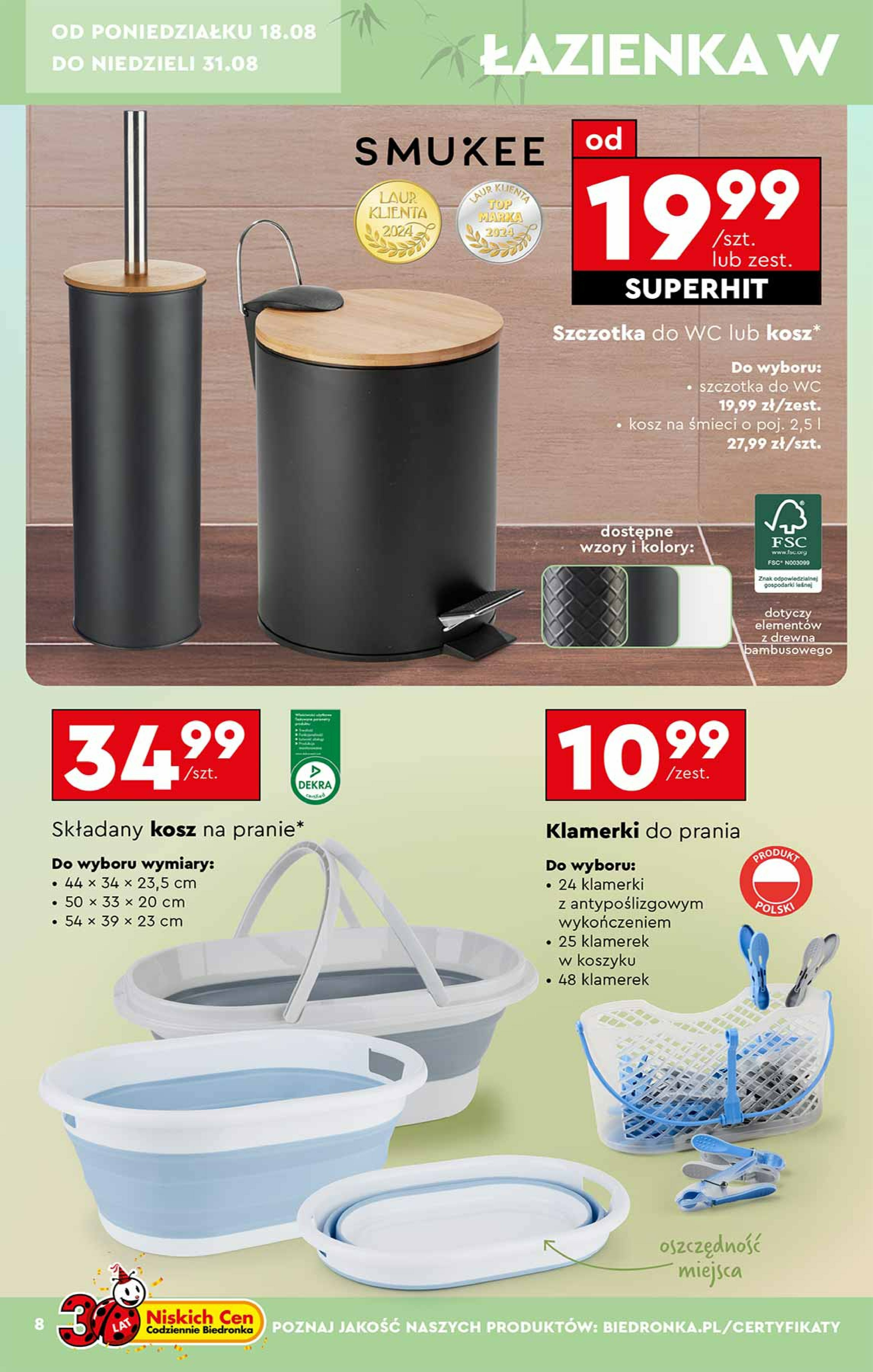 biedronka - Gazetka Biedronka - Hity i inspiracje - ważna od 18.08. do 31.08. - page: 8