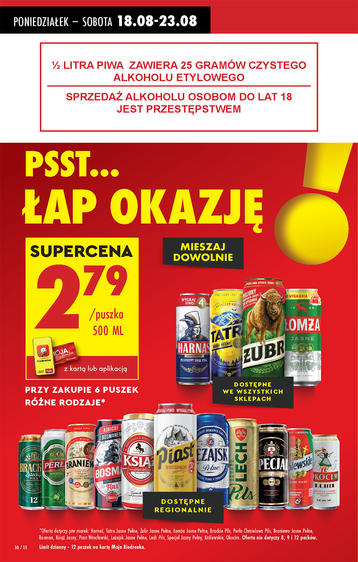 biedronka - Gazetka Biedronka - ważna od 18.08. do 23.08. - page: 10