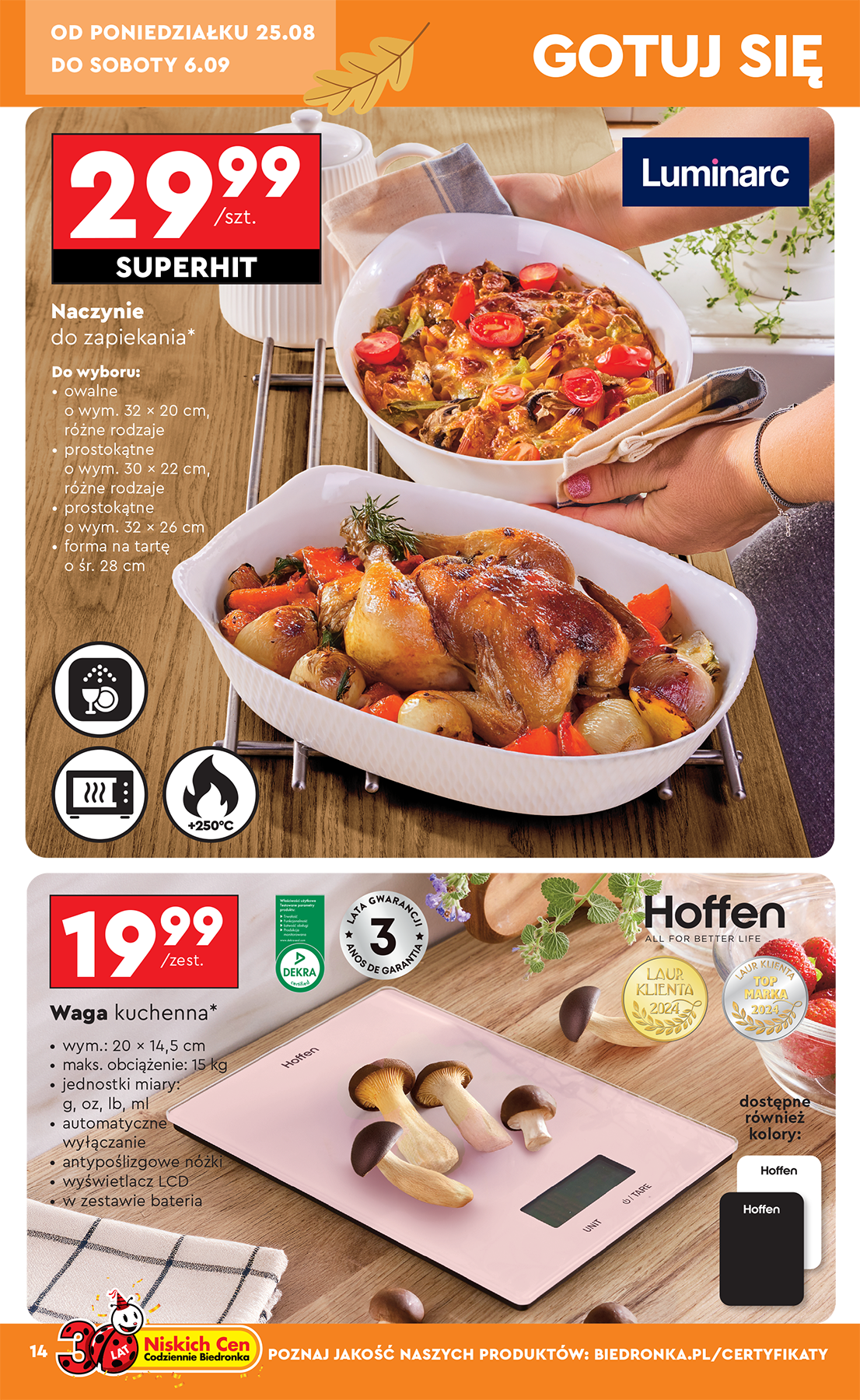 biedronka - Gazetka Biedronka - Hity i inspiracje - ważna od 25.08. do 06.09. - page: 18 biedronka - Gazetka Biedronka - Hity i inspiracje - ważna od 25.08. do 06.09. - page: 18