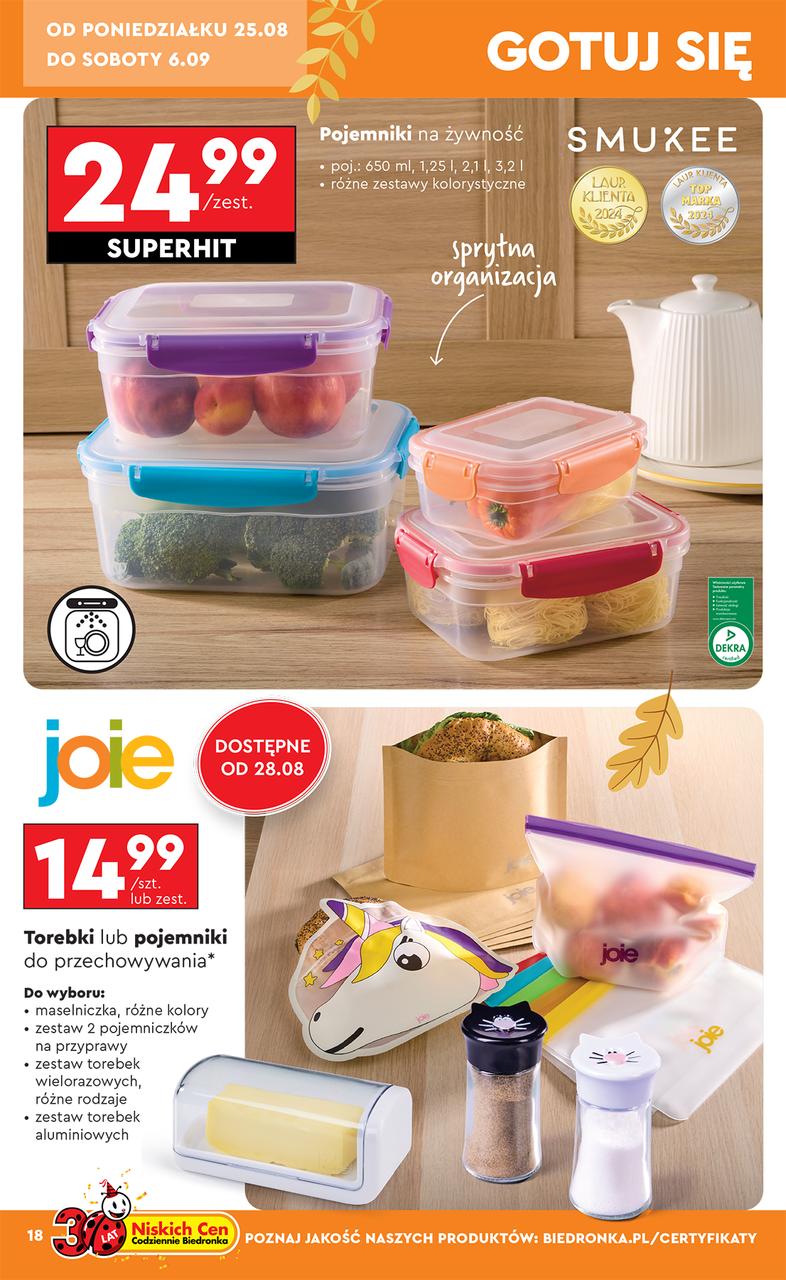 biedronka - Gazetka Biedronka - Hity i inspiracje - ważna od 25.08. do 06.09. - page: 22 biedronka - Gazetka Biedronka - Hity i inspiracje - ważna od 25.08. do 06.09. - page: 22