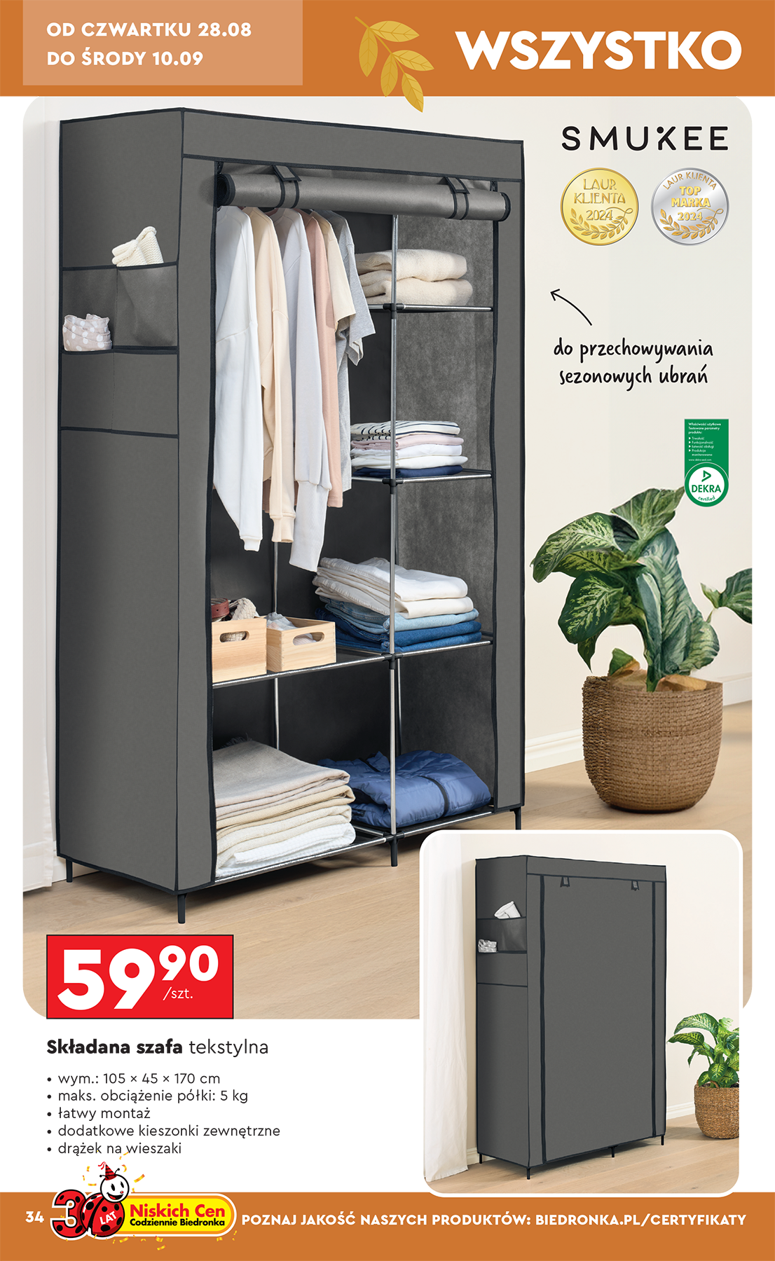 biedronka - Gazetka Biedronka - Hity i inspiracje - ważna od 25.08. do 06.09. - page: 38 biedronka - Gazetka Biedronka - Hity i inspiracje - ważna od 25.08. do 06.09. - page: 38