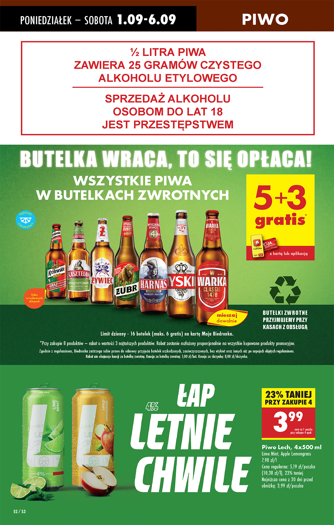 biedronka - Gazetka Biedronka - ważna od 01.09. do 06.09. - page: 54 biedronka - Gazetka Biedronka - ważna od 01.09. do 06.09. - page: 54