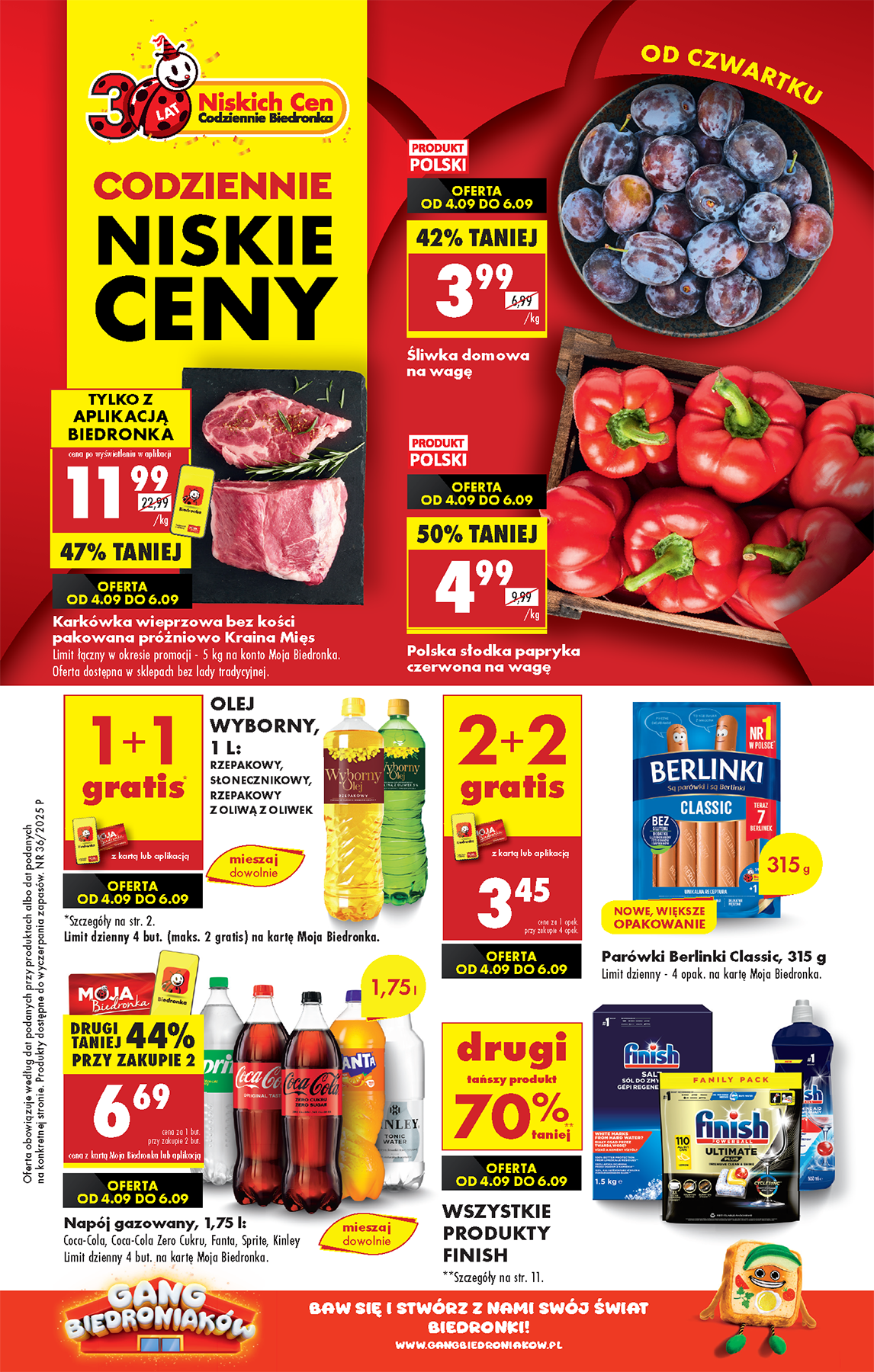 biedronka - Gazetka Biedronka - ważna od 04.09. do 10.09.