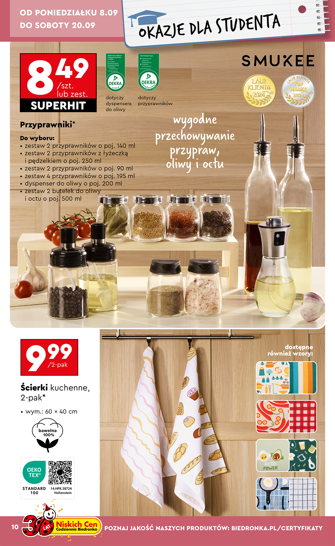 biedronka - Gazetka Biedronka - Hity i inspiracje - ważna od 11.09. do 24.09. - page: 12 biedronka - Gazetka Biedronka - Hity i inspiracje - ważna od 11.09. do 24.09. - page: 12