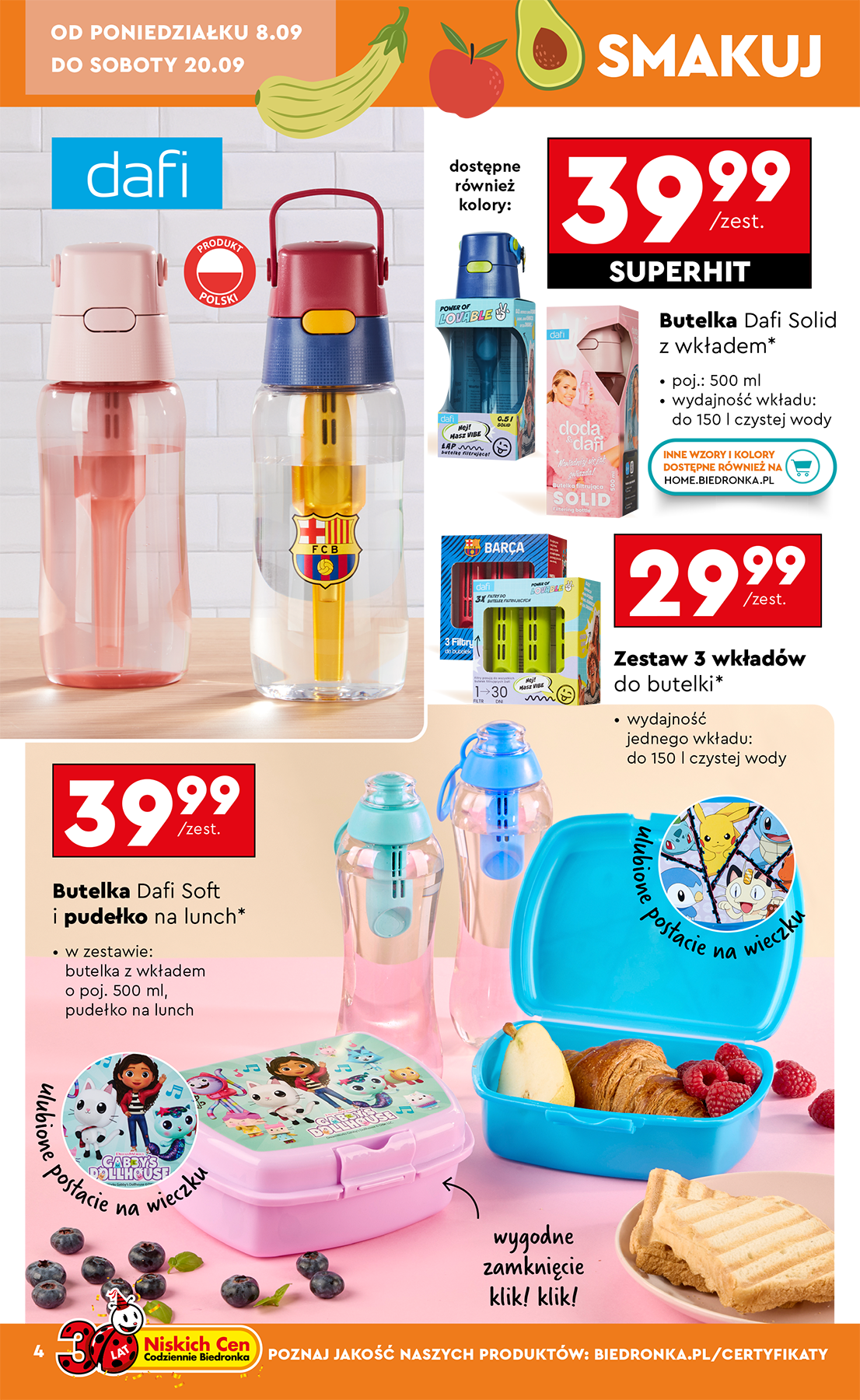 biedronka - Gazetka Biedronka - Hity i inspiracje - ważna od 11.09. do 24.09. - page: 6 biedronka - Gazetka Biedronka - Hity i inspiracje - ważna od 11.09. do 24.09. - page: 6
