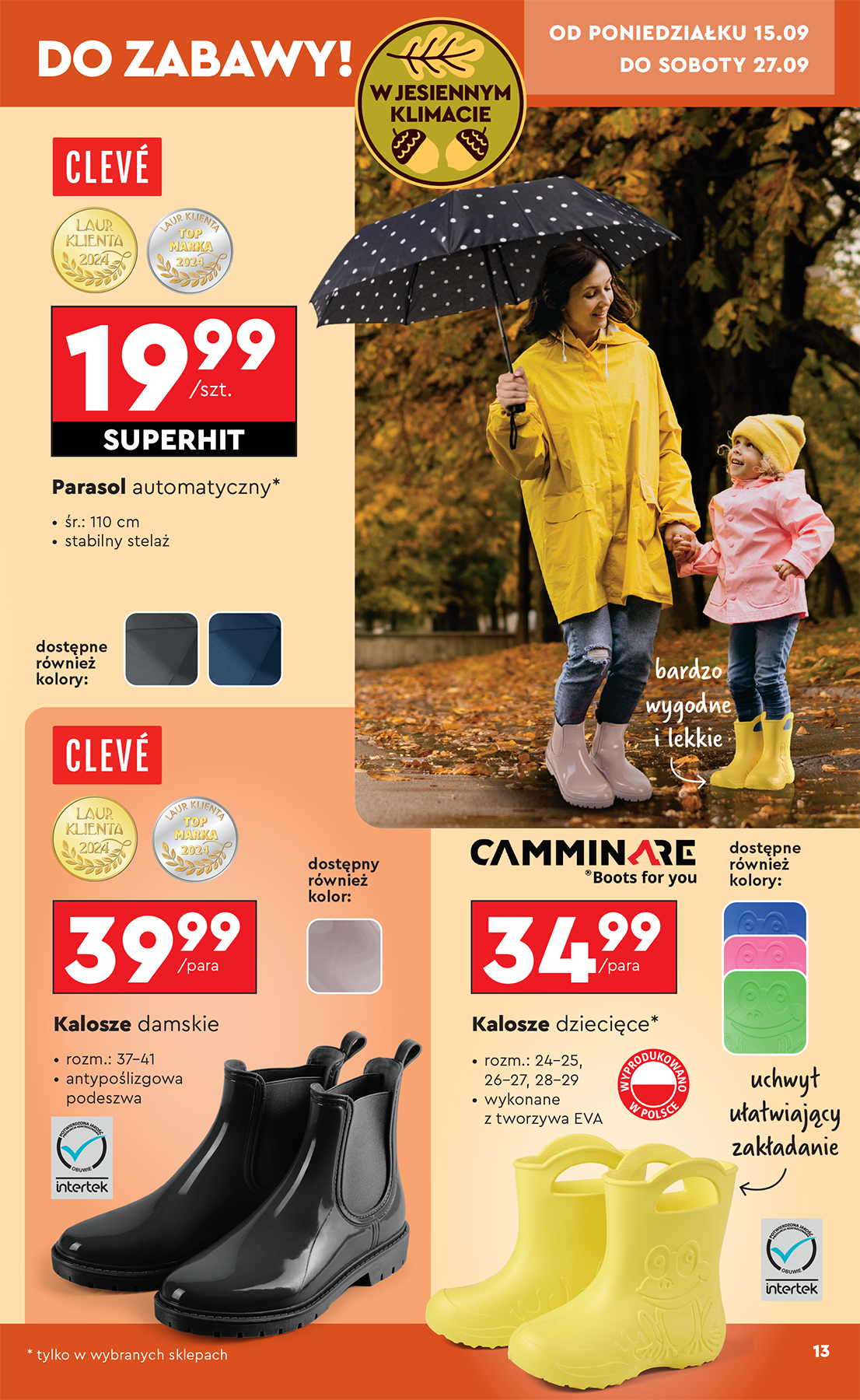 biedronka - Gazetka Biedronka - Hity i inspiracje - ważna od 15.09. do 01.10. - page: 15 biedronka - Gazetka Biedronka - Hity i inspiracje - ważna od 15.09. do 01.10. - page: 15