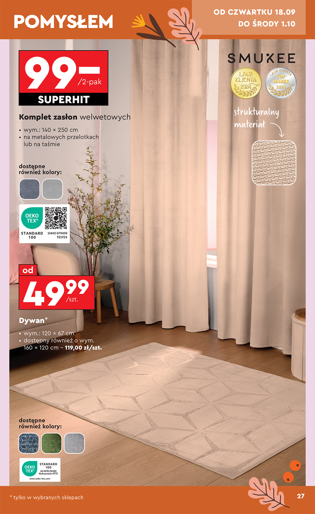 biedronka - Gazetka Biedronka - Hity i inspiracje - ważna od 15.09. do 01.10. - page: 29 biedronka - Gazetka Biedronka - Hity i inspiracje - ważna od 15.09. do 01.10. - page: 29