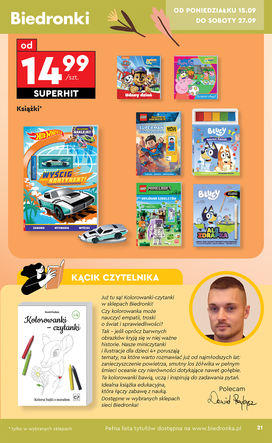 biedronka - Gazetka Biedronka - Hity i inspiracje - ważna od 15.09. do 01.10. - page: 23 biedronka - Gazetka Biedronka - Hity i inspiracje - ważna od 15.09. do 01.10. - page: 23