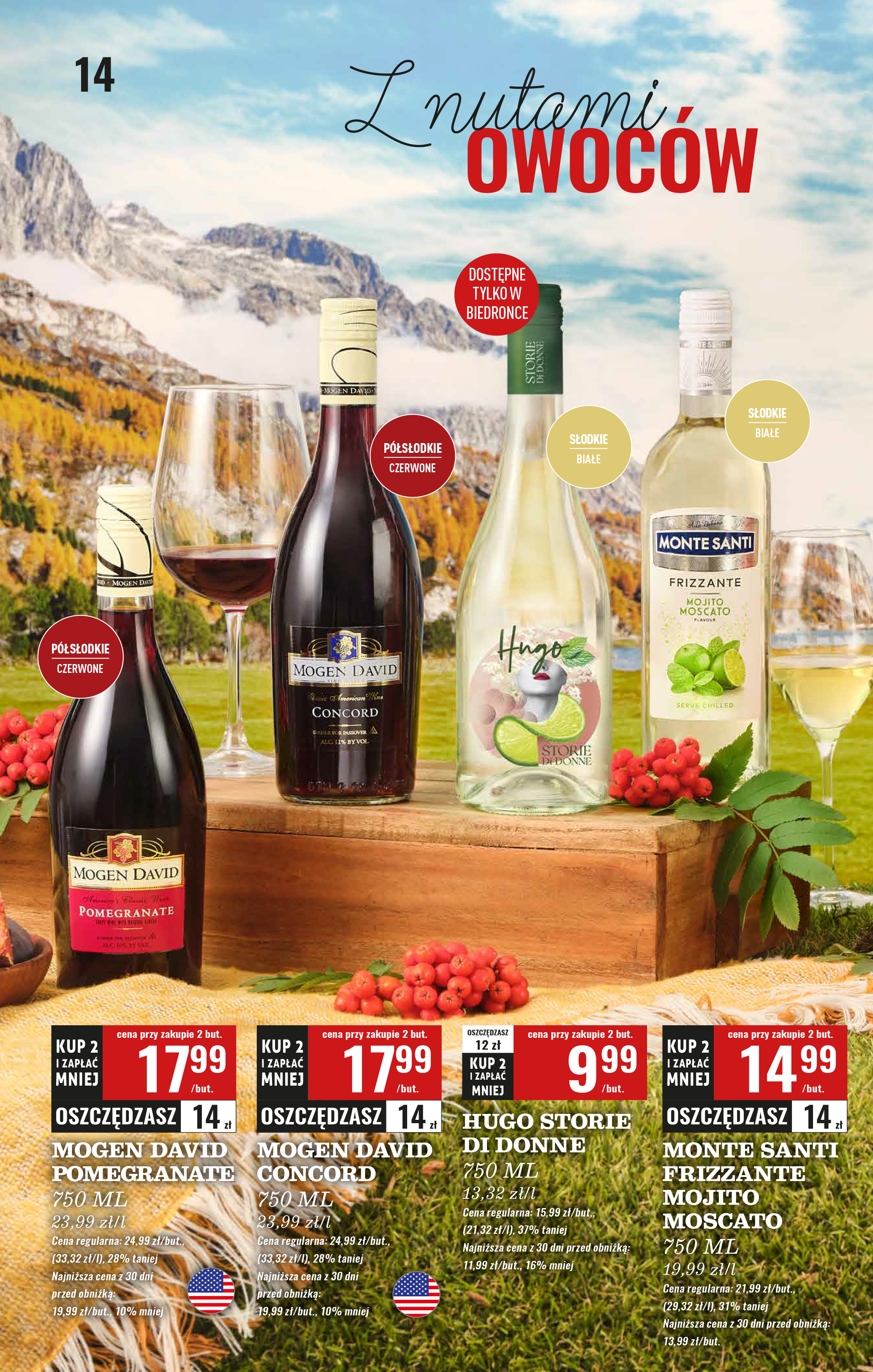 biedronka - Gazetka Biedronka - Alkohole - ważna od 22.09. do 04.10. - page: 14
