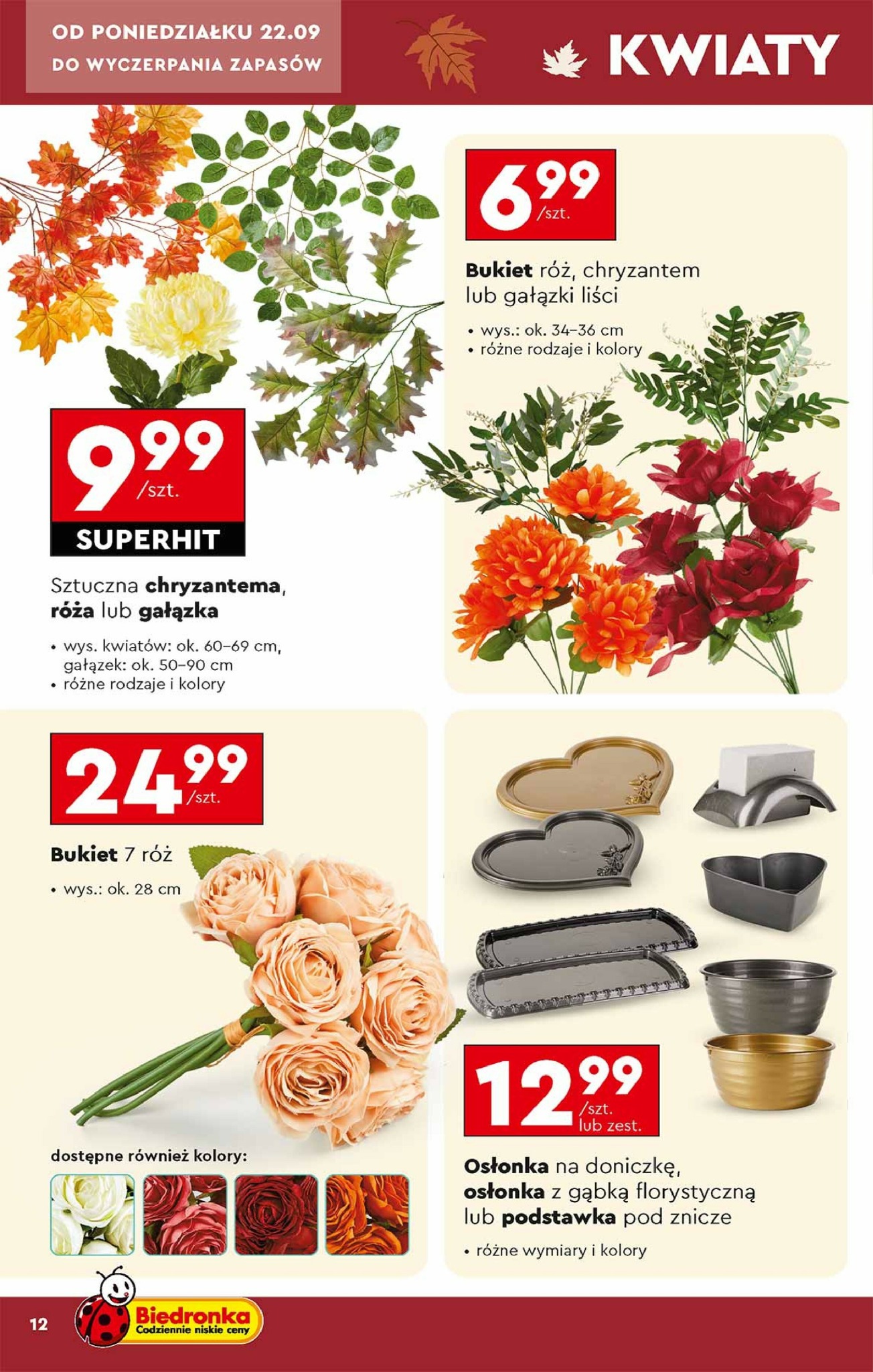 biedronka - Gazetka Biedronka - Znicze - ważna od 22.09. do 31.10. - page: 12