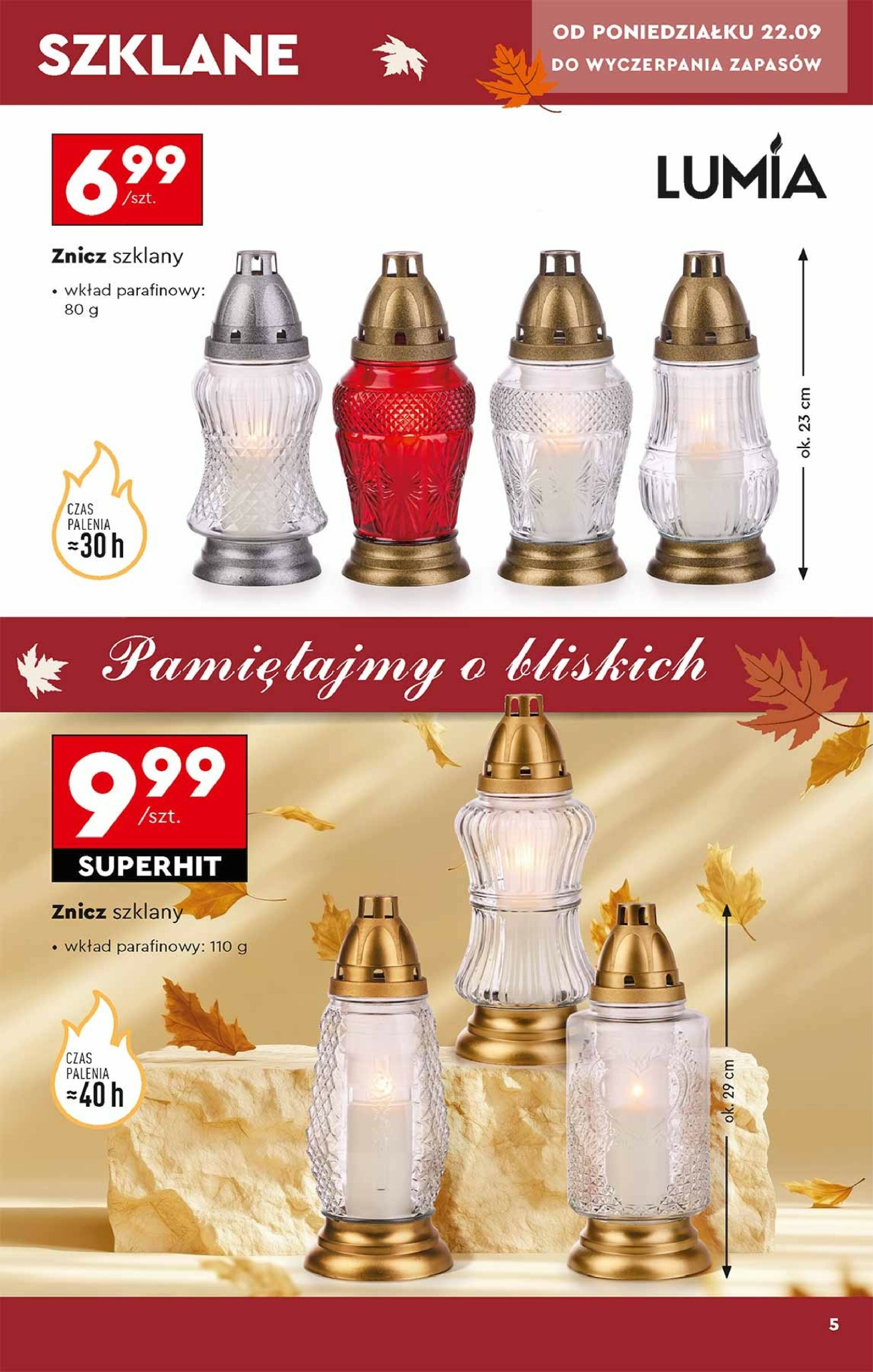 biedronka - Gazetka Biedronka - Znicze - ważna od 22.09. do 31.10. - page: 5