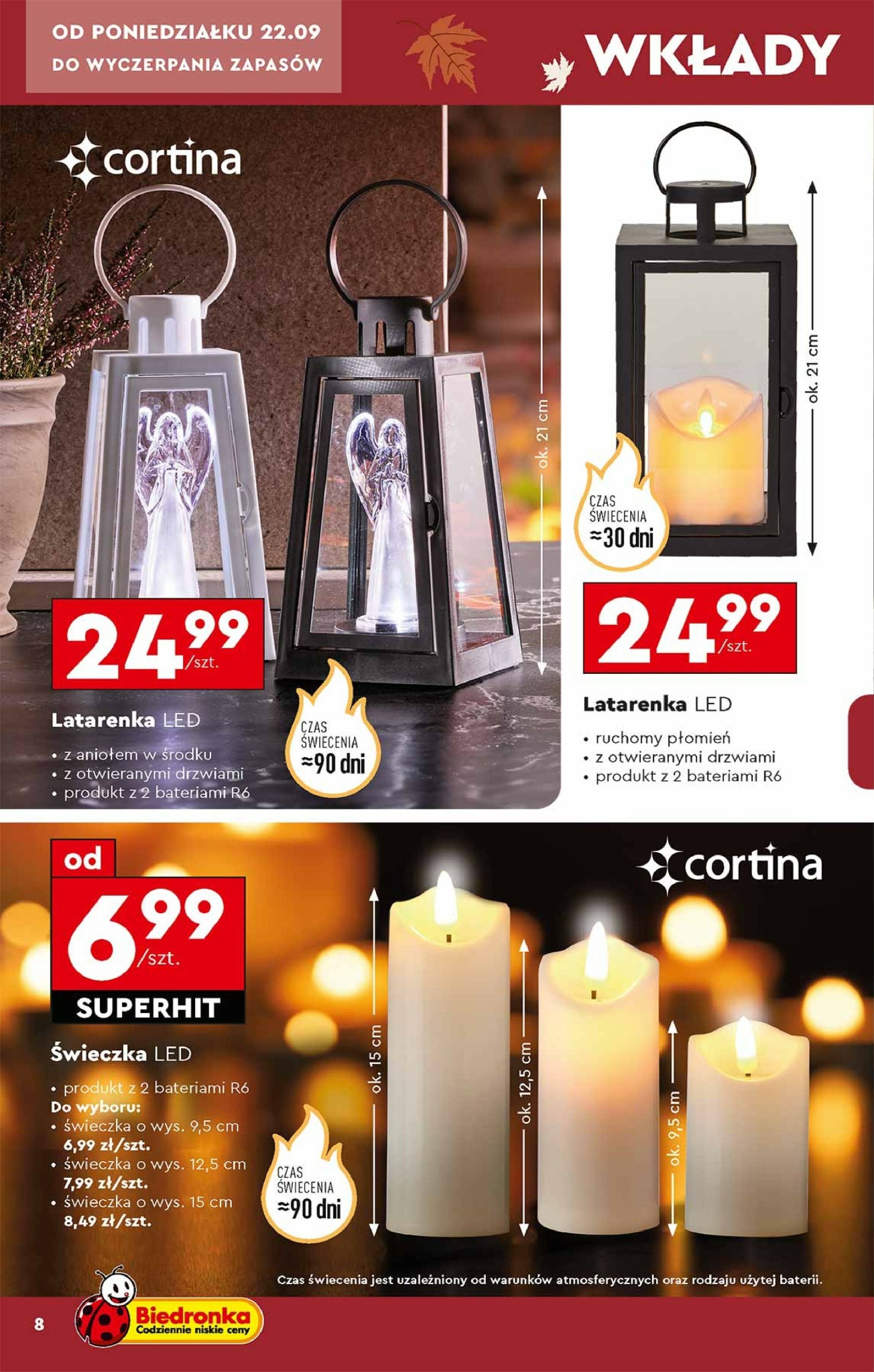 biedronka - Gazetka Biedronka - Znicze - ważna od 22.09. do 31.10. - page: 8