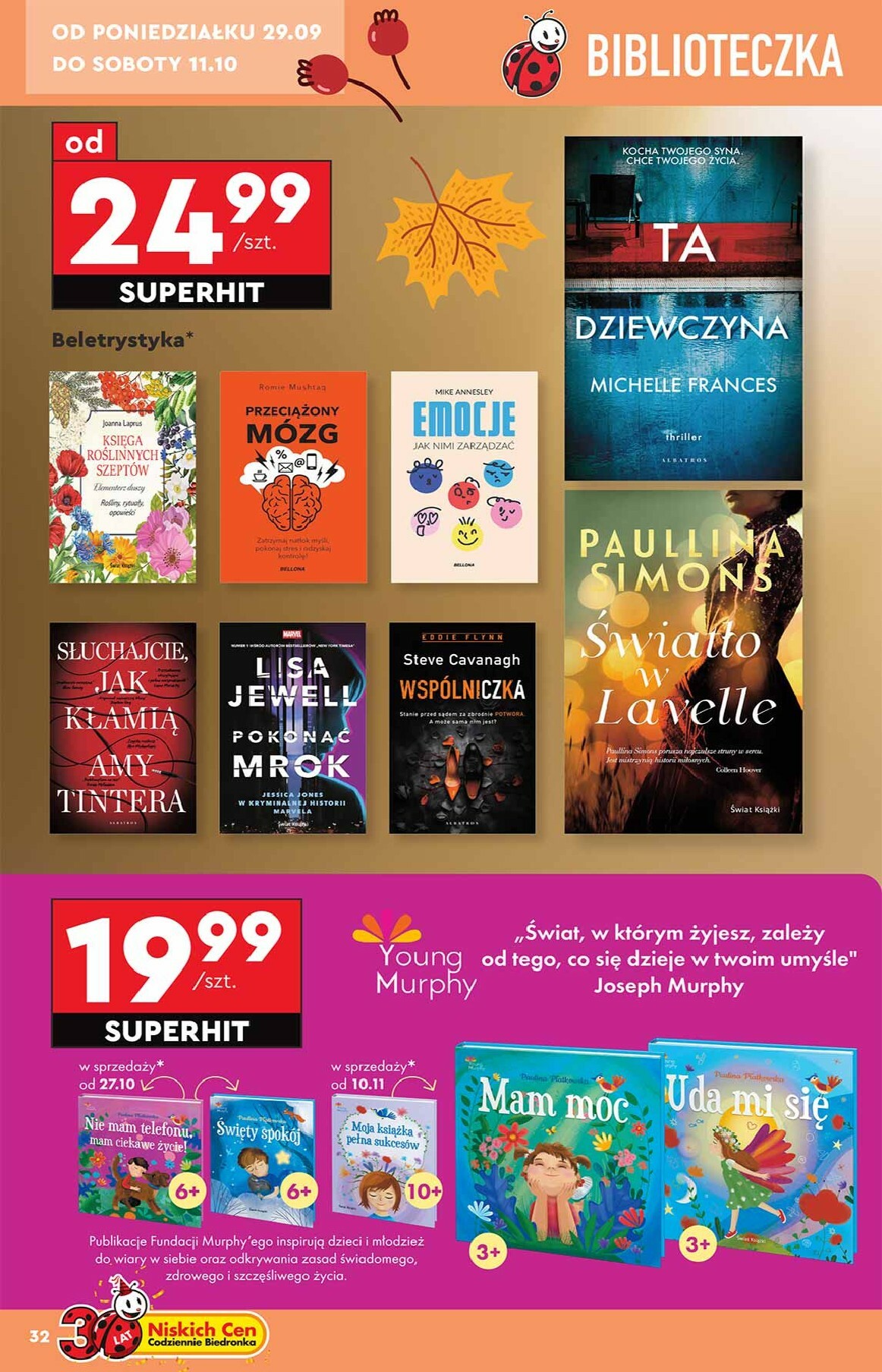biedronka - Gazetka Biedronka - Hity i inspiracje - ważna od 29.09. do 11.10. - page: 32