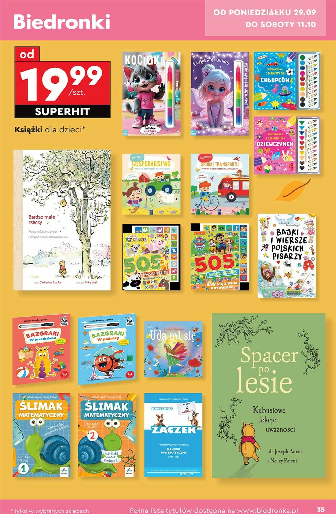 biedronka - Gazetka Biedronka - Hity i inspiracje - ważna od 29.09. do 11.10. - page: 35