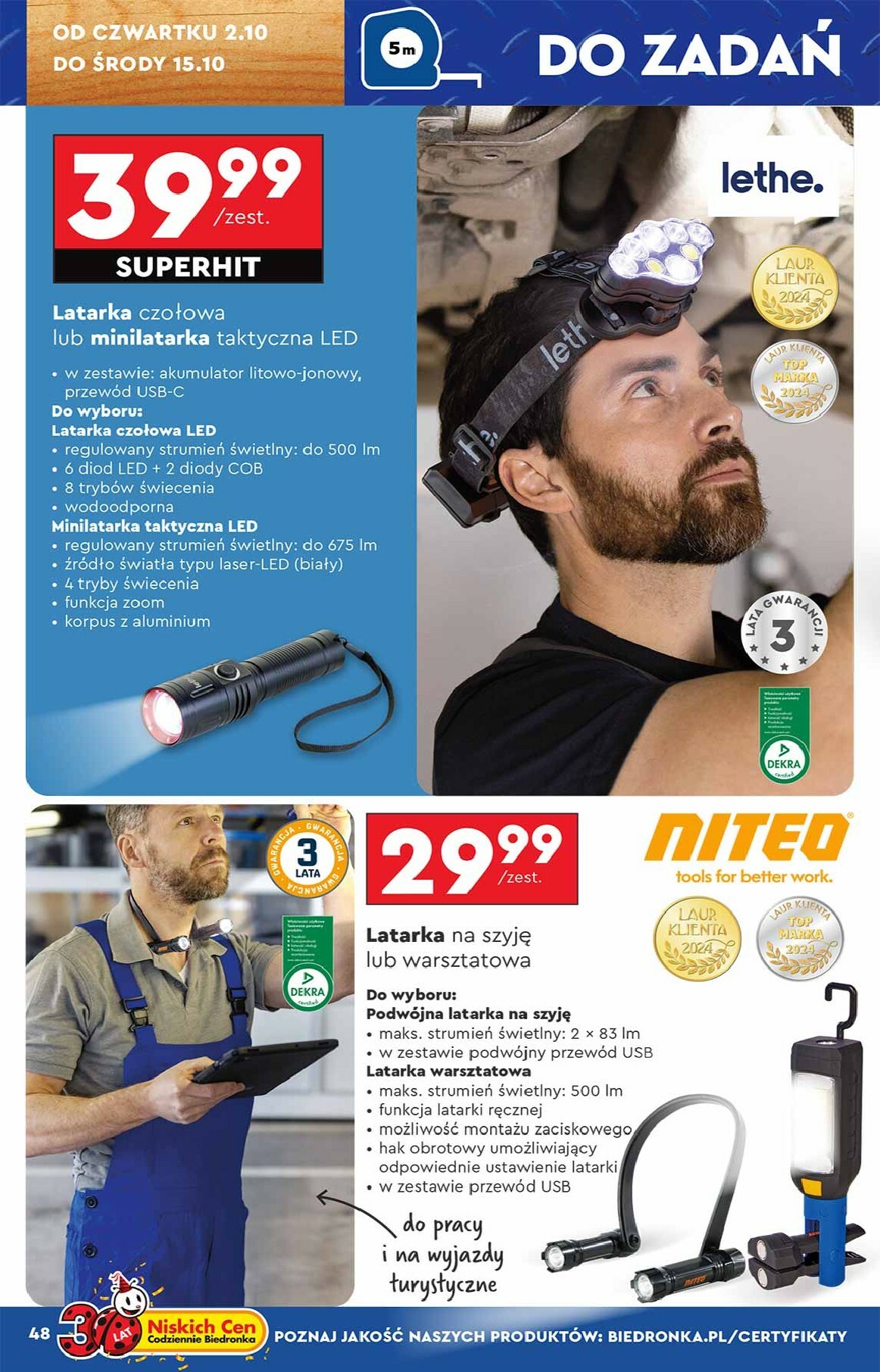 biedronka - Gazetka Biedronka - Hity i inspiracje - ważna od 29.09. do 11.10. - page: 48