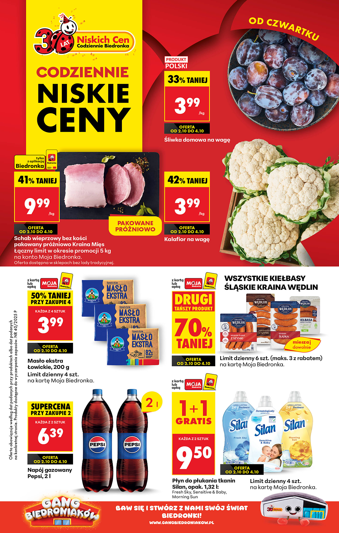 biedronka - Gazetka Biedronka - ważna od 02.10. do 08.10.
