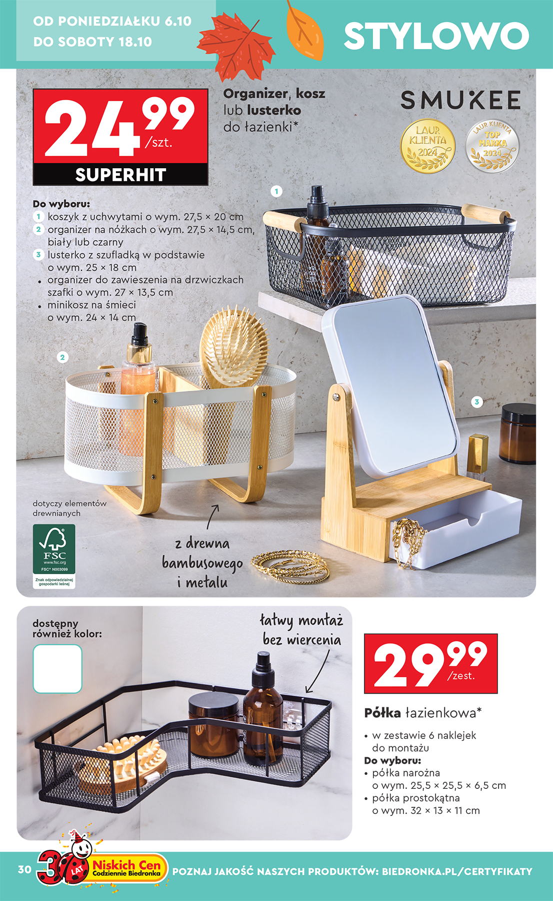 biedronka - Gazetka Biedronka - Hity i inspiracje - ważna od 06.10. do 18.10. - page: 30