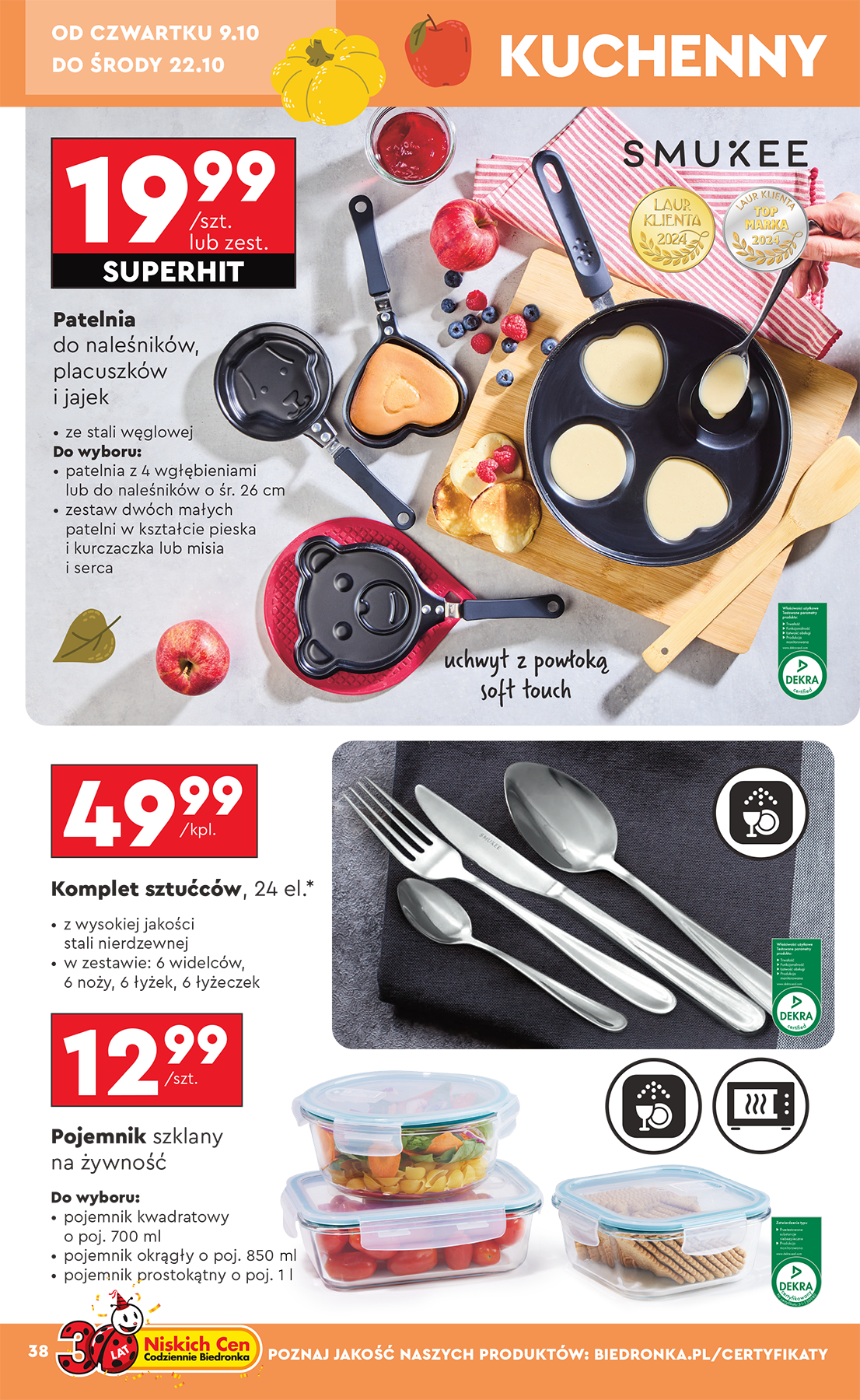 biedronka - Gazetka Biedronka - Hity i inspiracje - ważna od 06.10. do 18.10. - page: 38