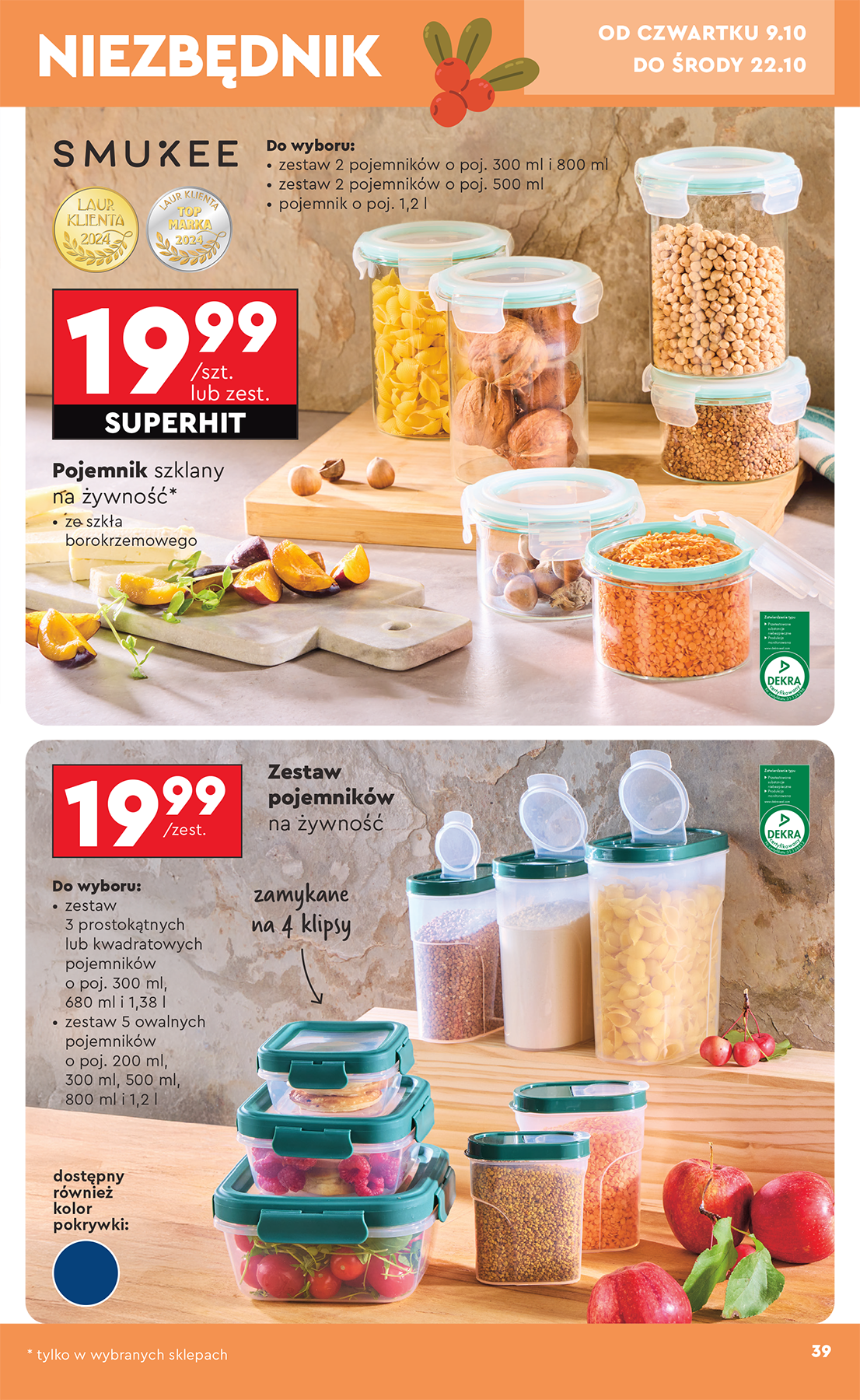 biedronka - Gazetka Biedronka - Hity i inspiracje - ważna od 06.10. do 18.10. - page: 39