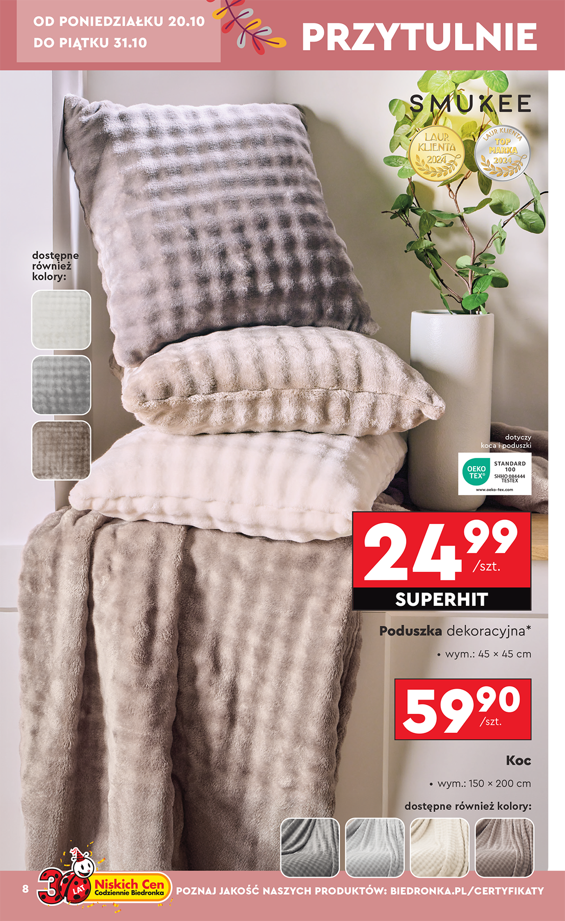 biedronka - Gazetka Biedronka - Hity i inspiracje - ważna od 20.10. do 31.10. - page: 8 biedronka - Gazetka Biedronka - Hity i inspiracje - ważna od 20.10. do 31.10. - page: 8