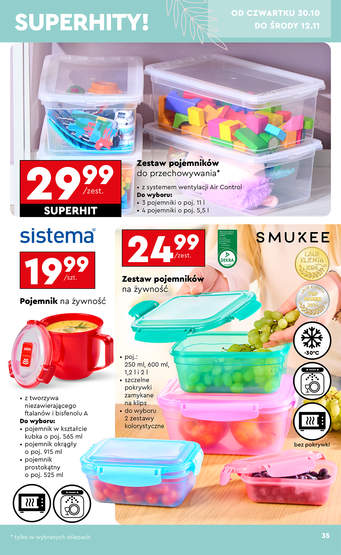 biedronka - Gazetka Biedronka - Hity i inspiracje - ważna od 27.10. do 08.11. - page: 35 biedronka - Gazetka Biedronka - Hity i inspiracje - ważna od 27.10. do 08.11. - page: 35