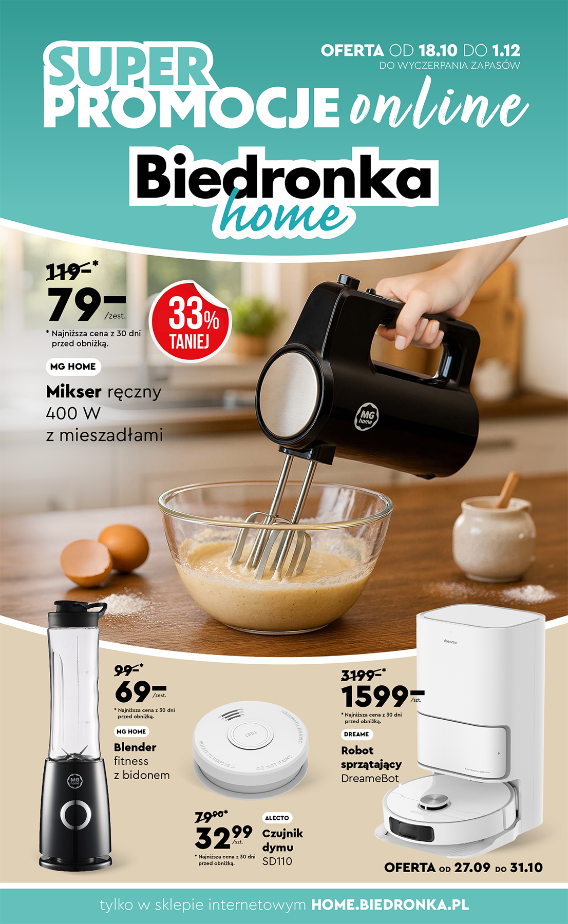 biedronka - Gazetka Biedronka - Home - ważna od 18.10. do 01.12.
