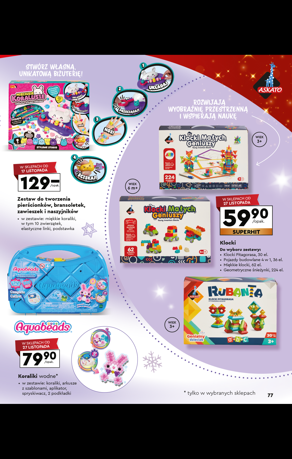 biedronka - Gazetka Biedronka - Kraina Zabawek 2025 - ważna od 02.11. do 24.12. - page: 77