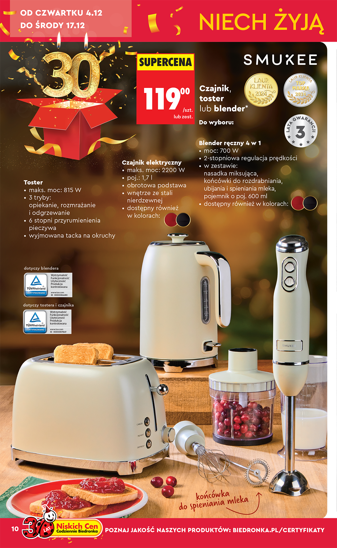 biedronka - Gazetka Biedronka - Hity i inspiracje - ważna od 29.11. do 17.12. - page: 12