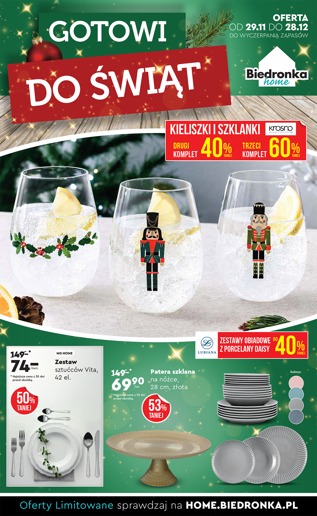 biedronka - Gazetka Biedronka - Home - ważna od 29.11. do 28.12.