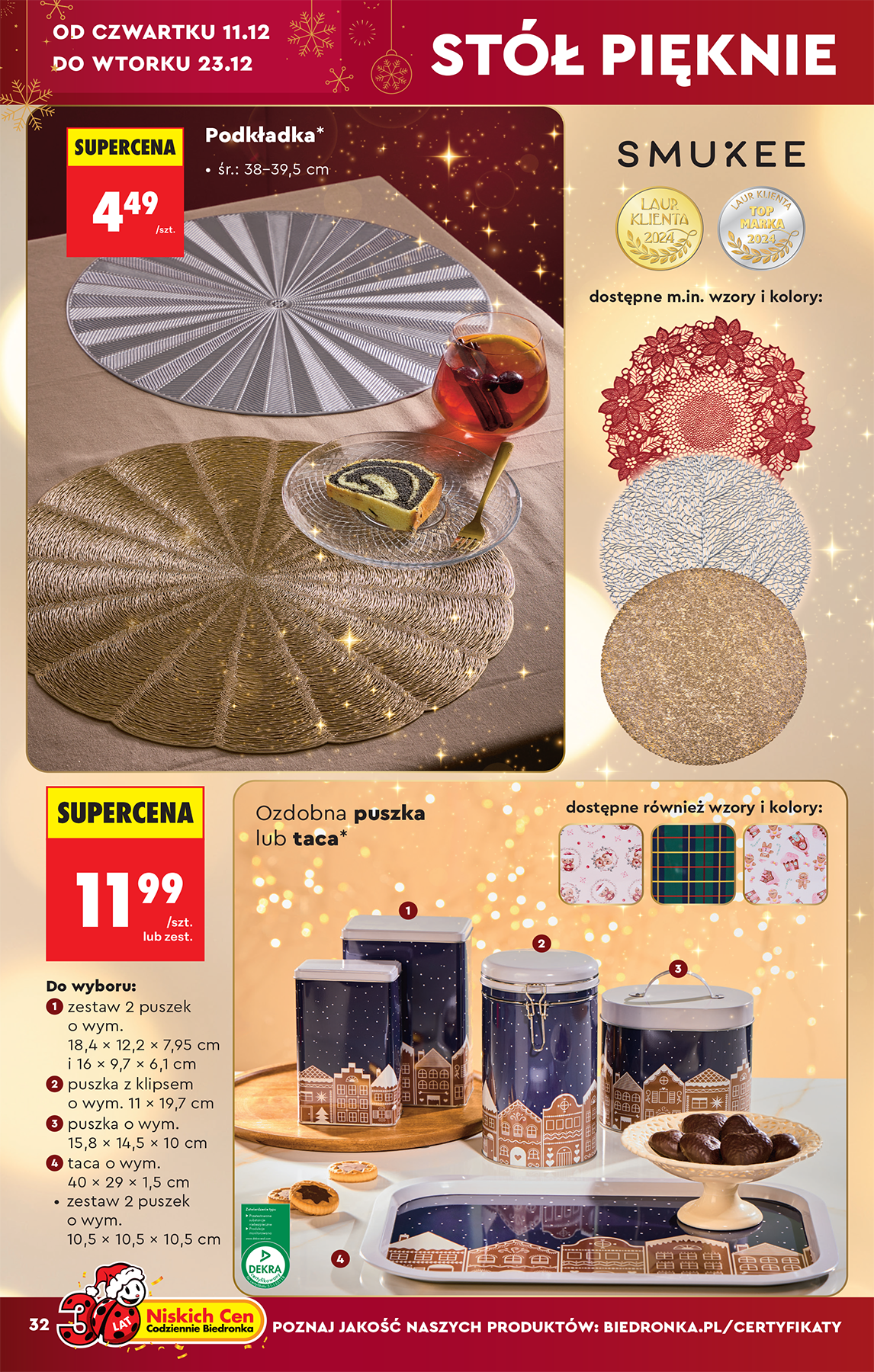 biedronka - Gazetka Biedronka - Hity i inspiracje - ważna od 06.12. do 28.12. - page: 32