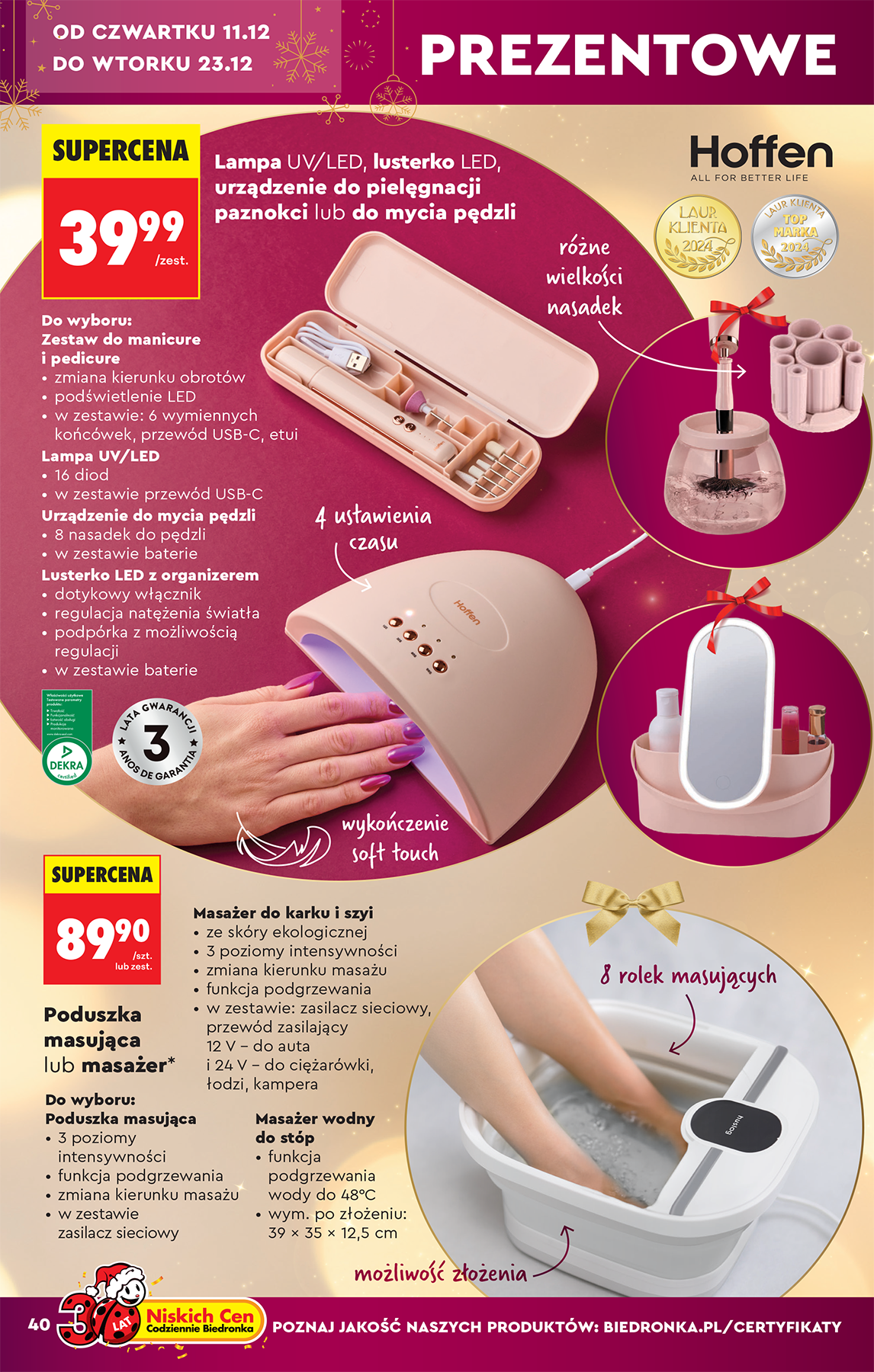 biedronka - Gazetka Biedronka - Hity i inspiracje - ważna od 06.12. do 28.12. - page: 40